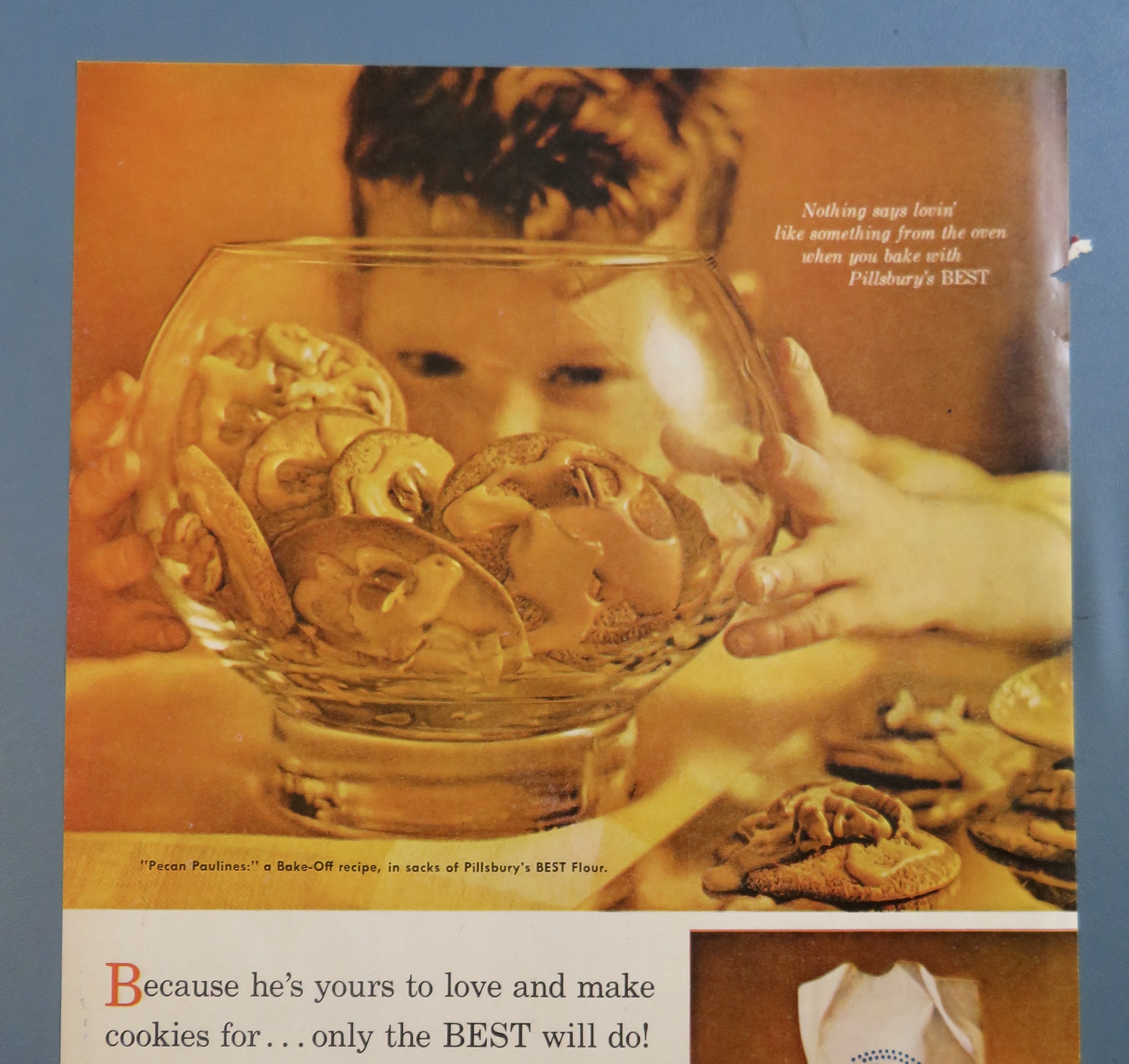 1960 Pillsbury Best All Purpose Flour with Little Boy