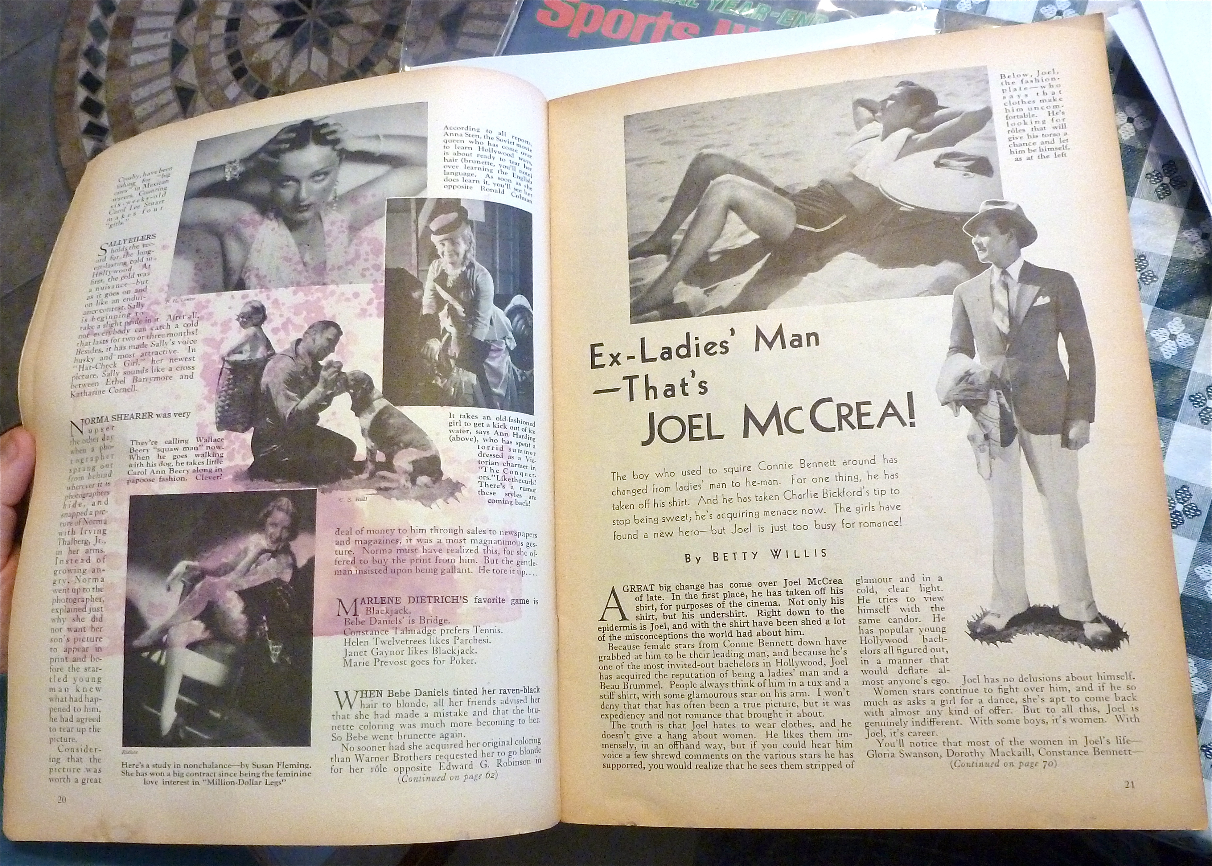 Movie Classic Magazine November 1932 Sylvia Sidney