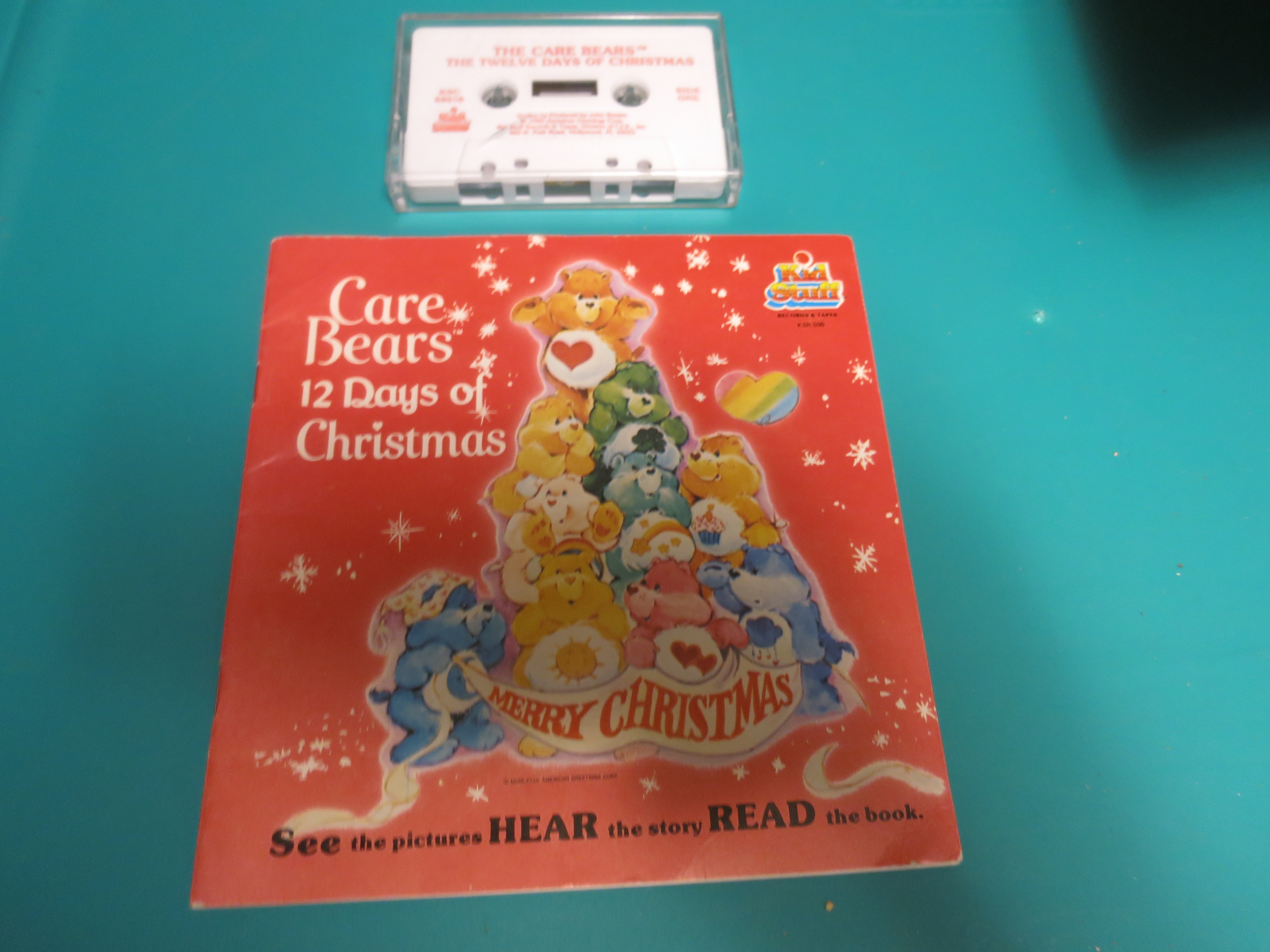 Care Bears Christmas Book and Tape 1983