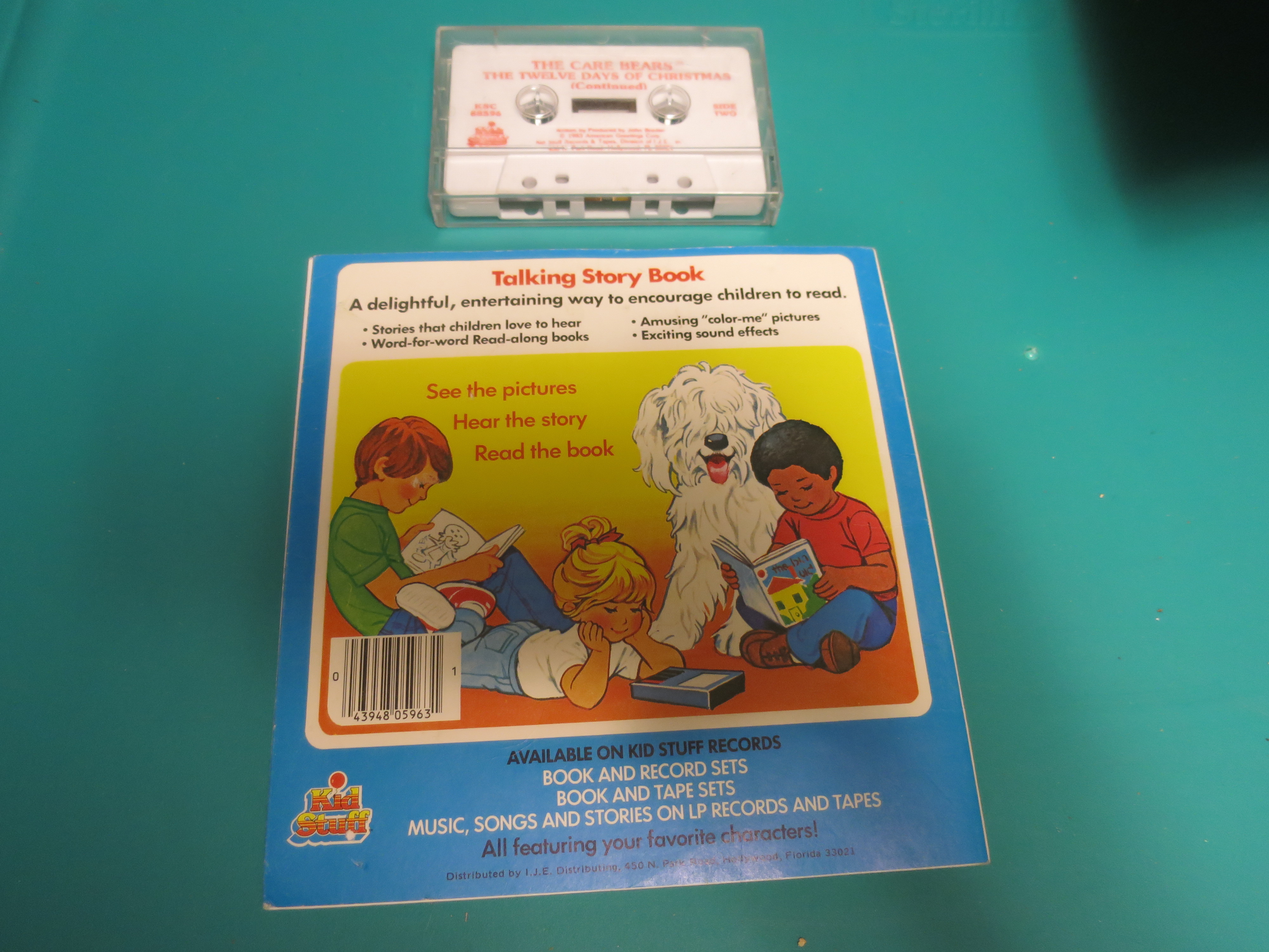 Care Bears Christmas Book and Tape 1983