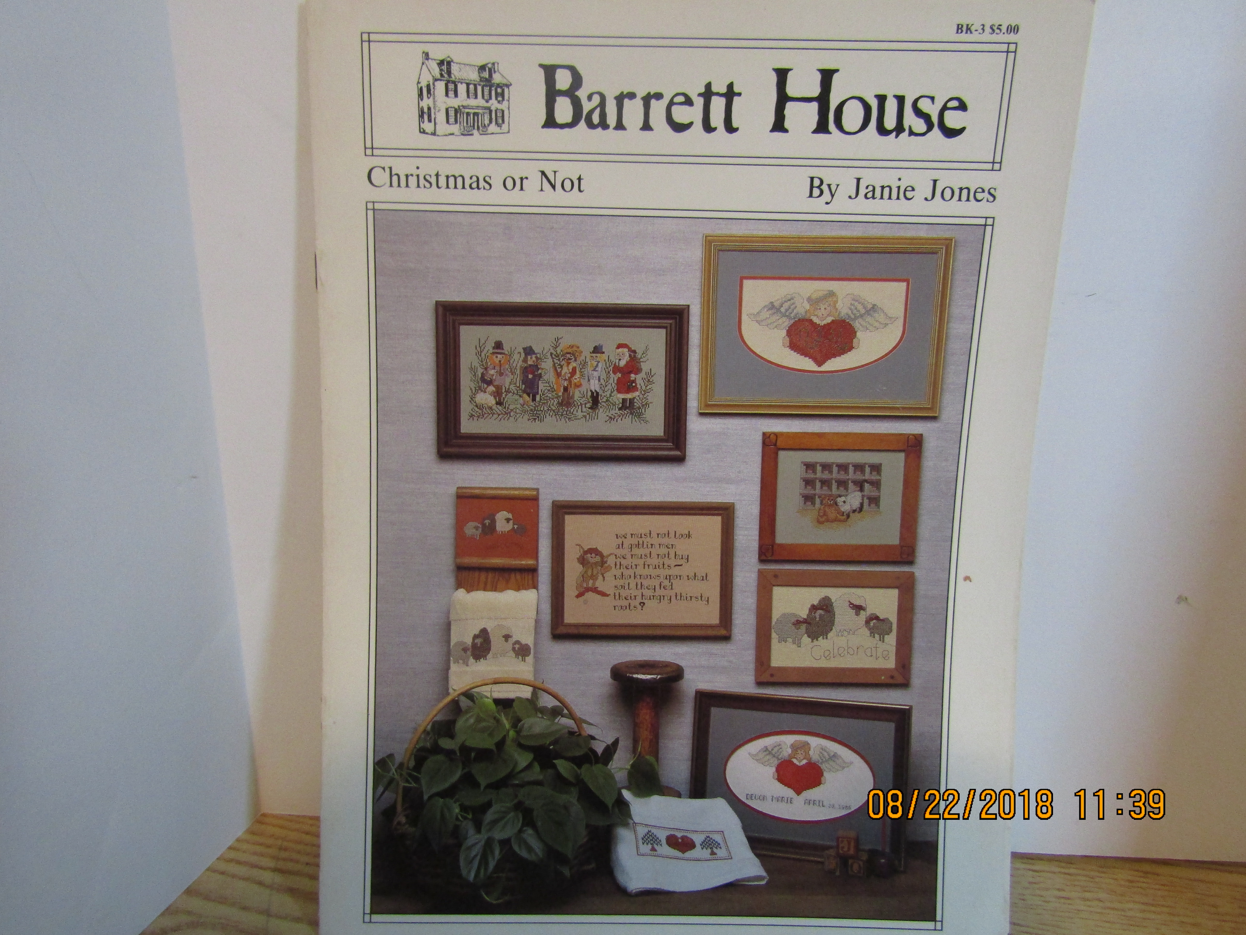 Barrett House Cross Stitch Christmas Or Not Booklet #3