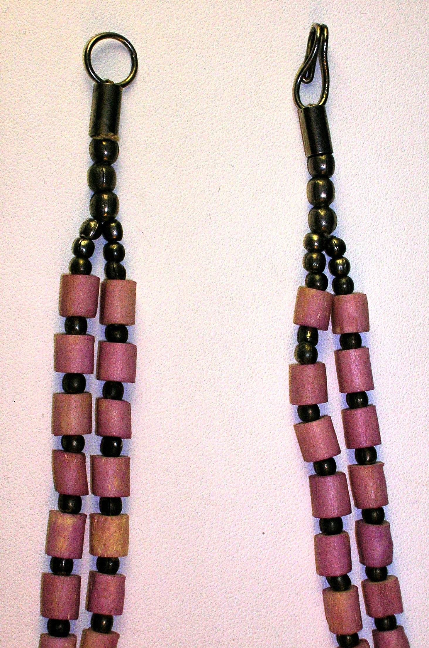 Bone Beads Crystal &Elephant Necklace
