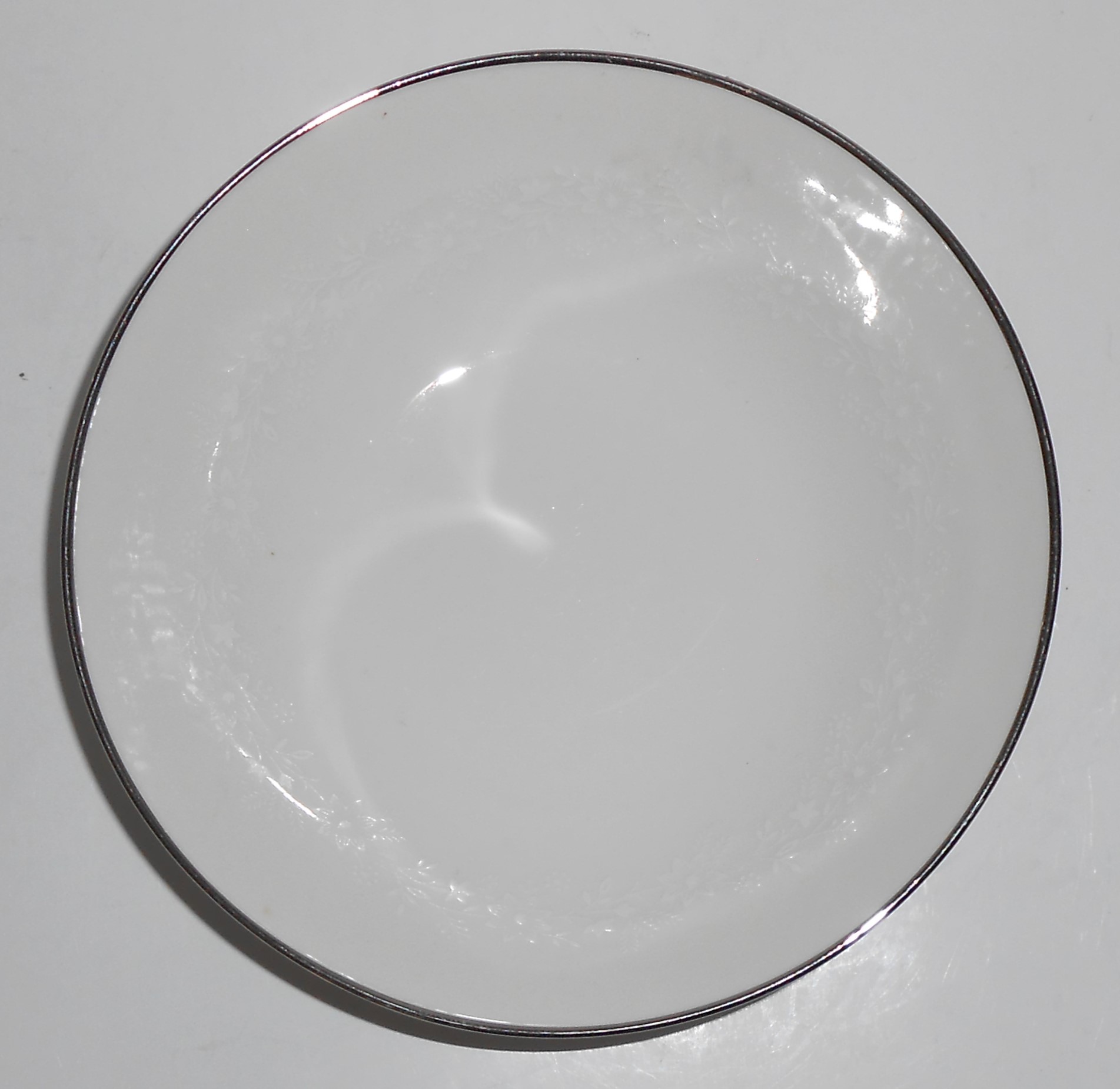 Noritake China Porcelain Montblanc Platinum Band Cereal