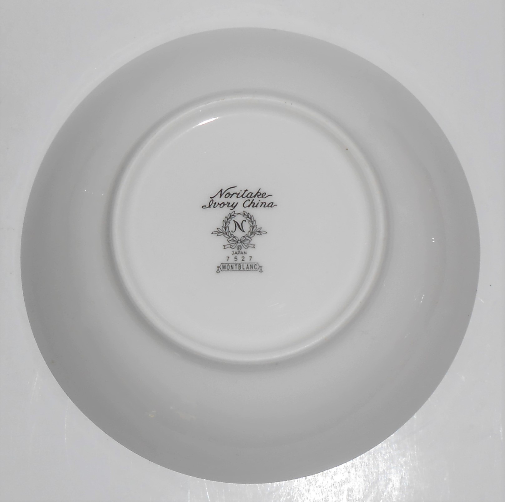 Noritake China Porcelain Montblanc Platinum Band Cereal