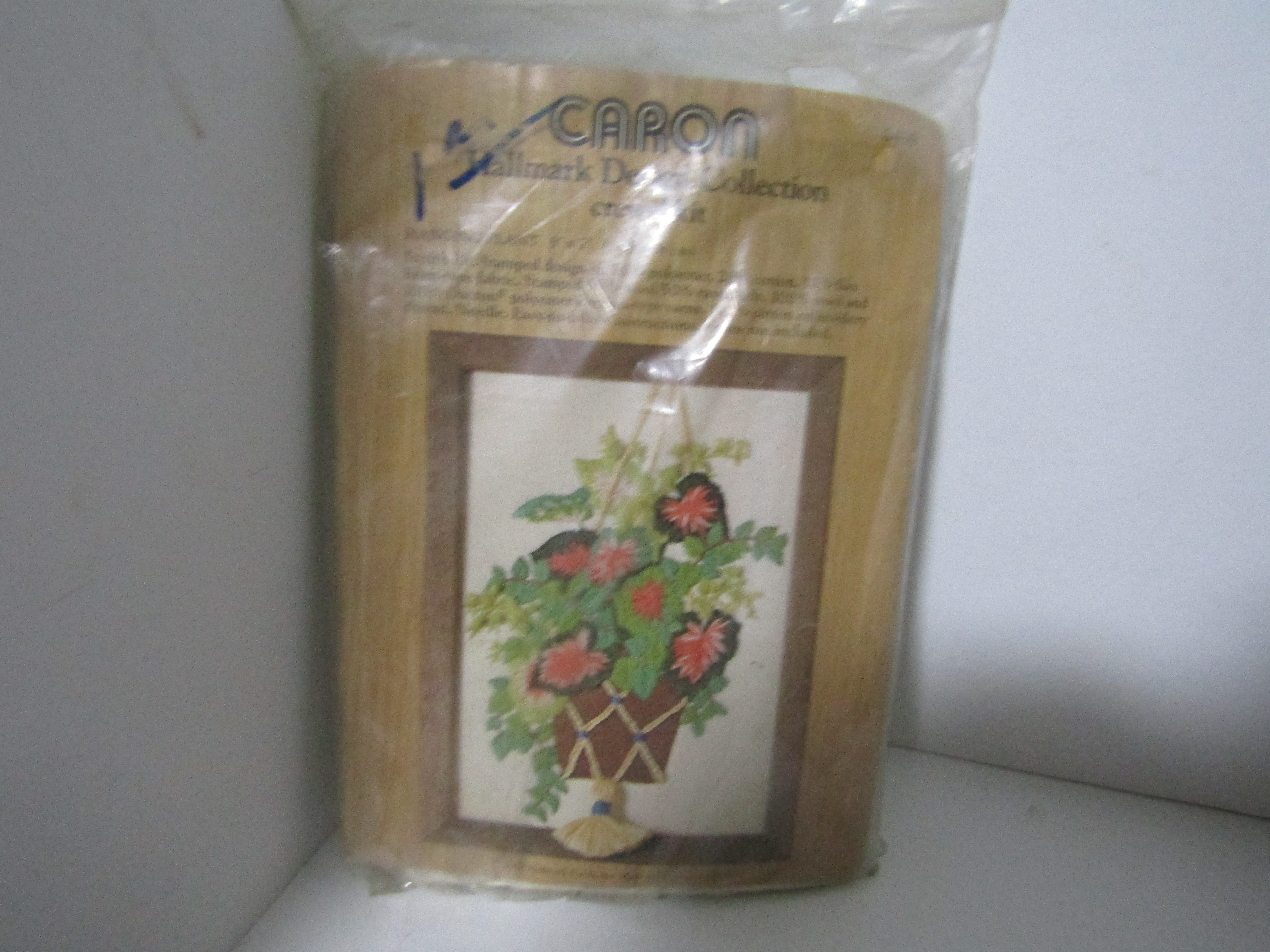 Caron Hallmark Collection Hanging Plant  Crewel Kit