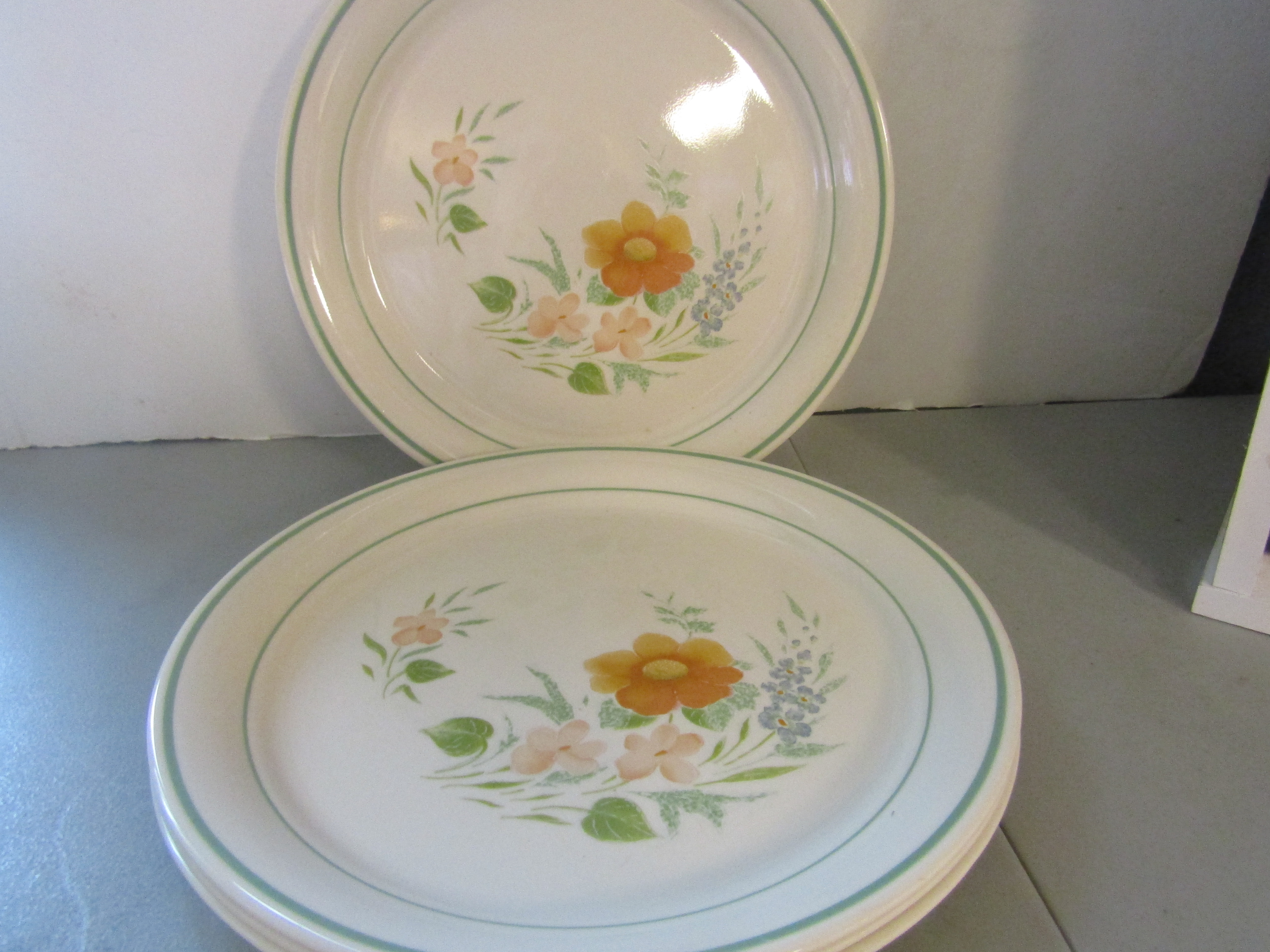 Corelle Cornerstone Glenora Four Dinner Plates