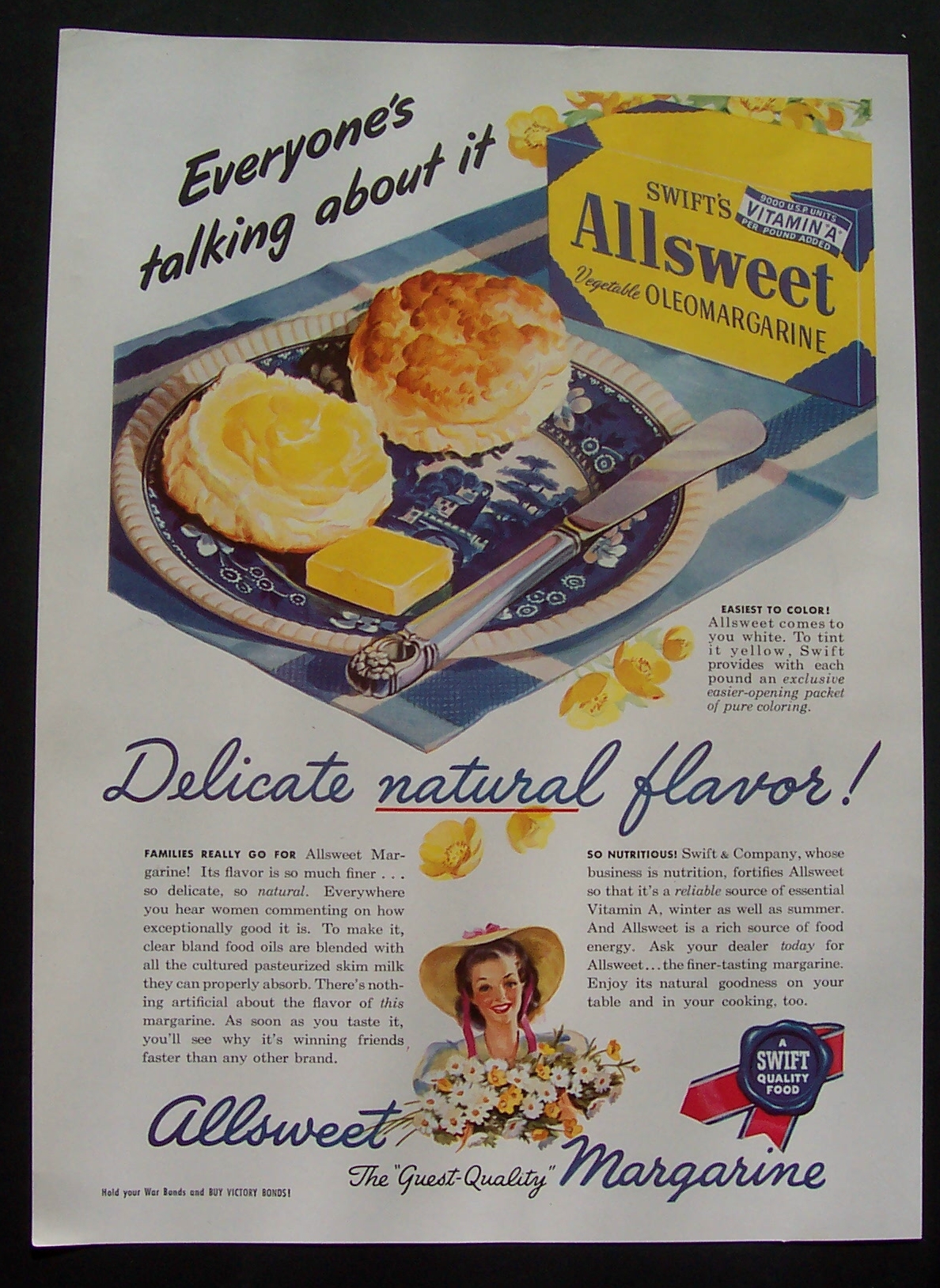 1945 Allsweet Margarine
