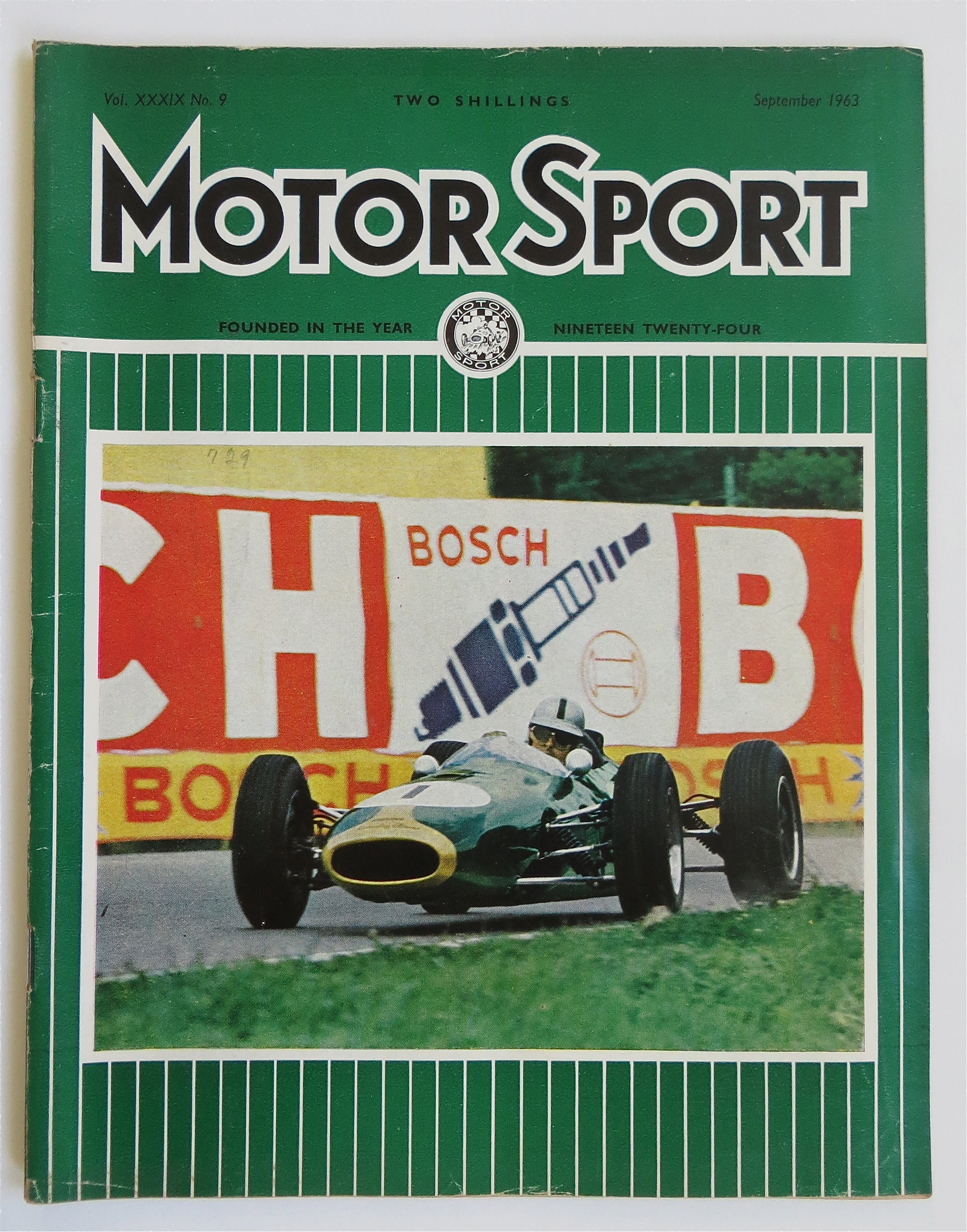Motor Sport Magazine September 1963 Brabham