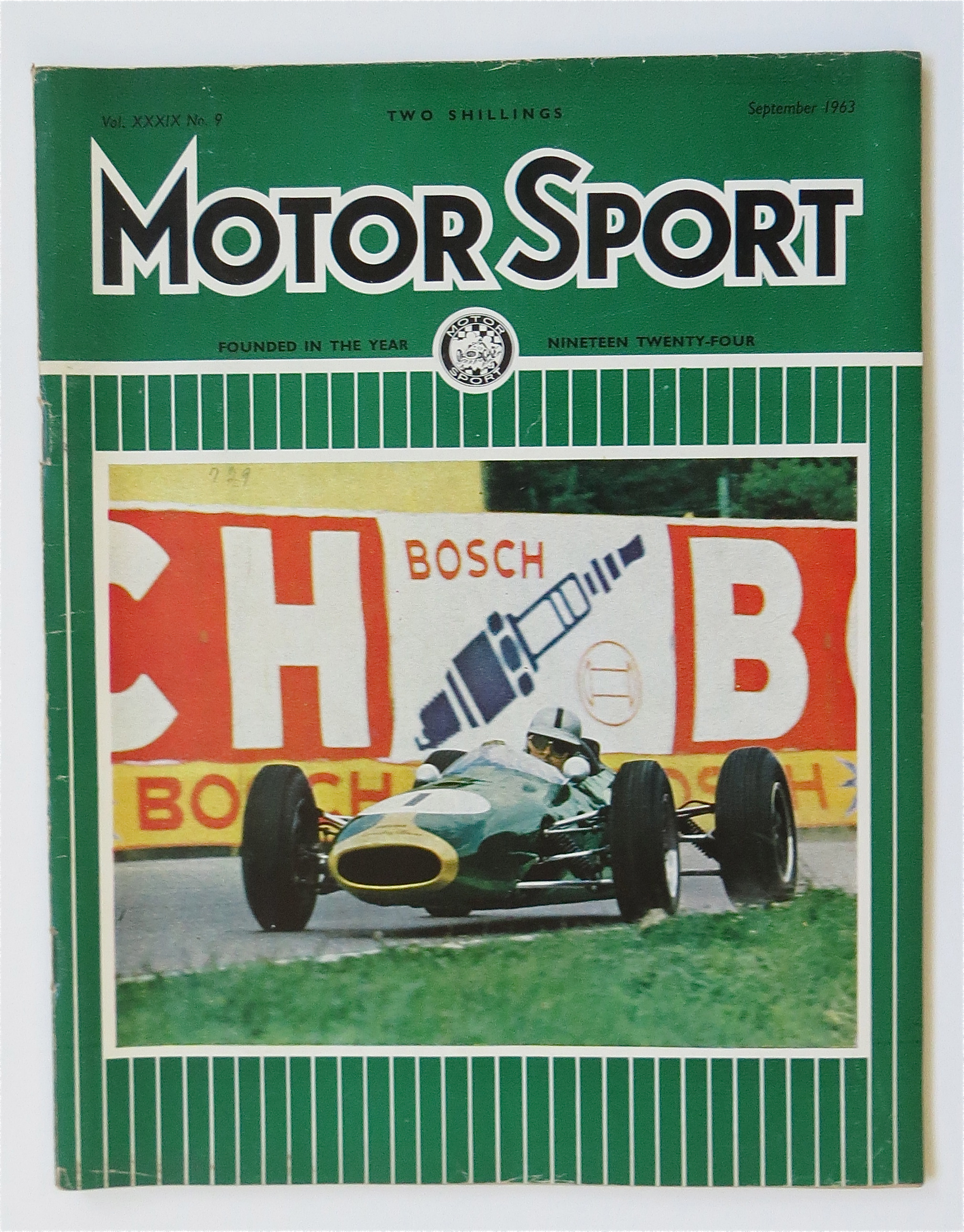 Motor Sport Magazine September 1963 Brabham