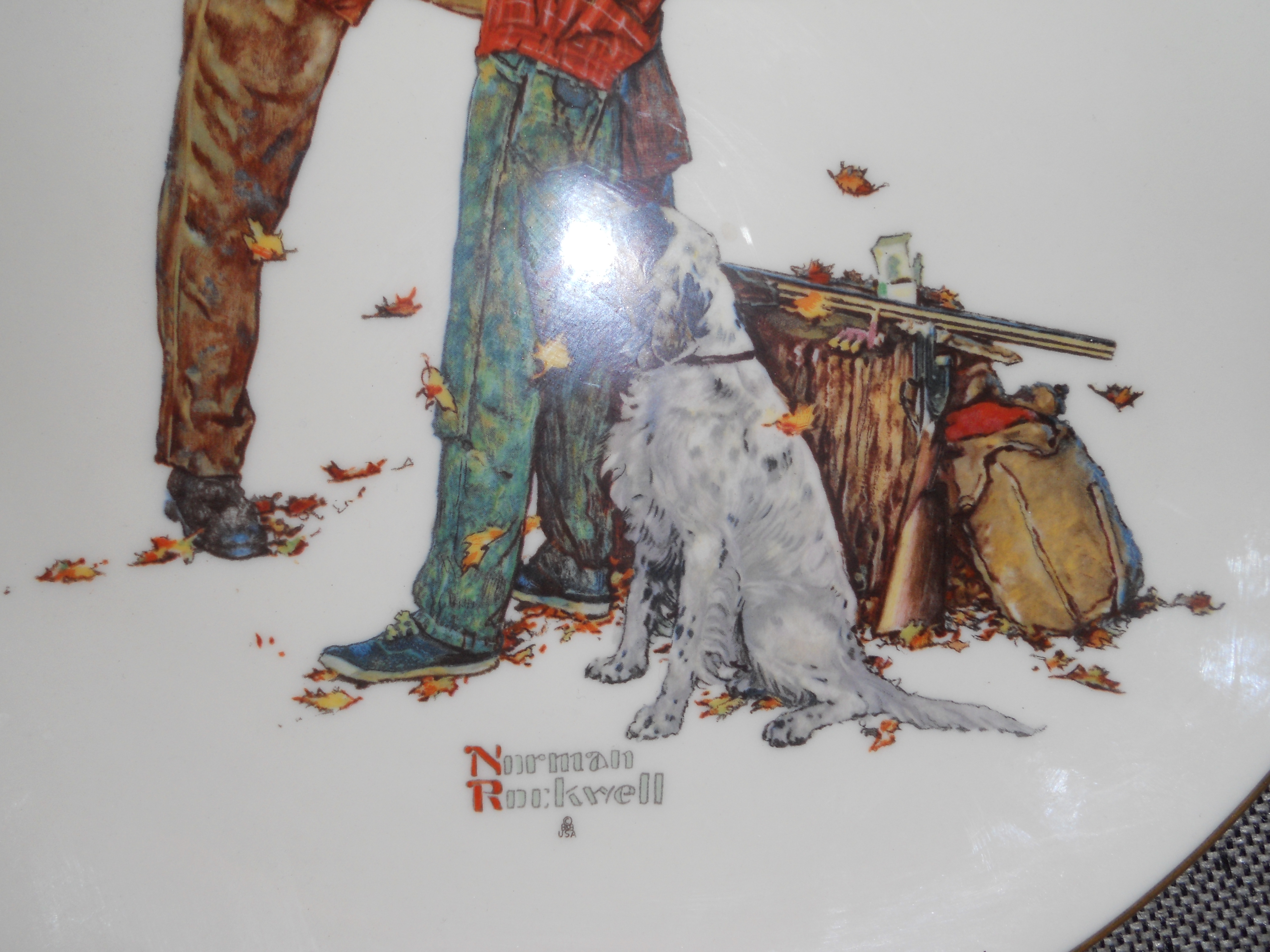 Norman Rockwell Collector Plate Careful Aim