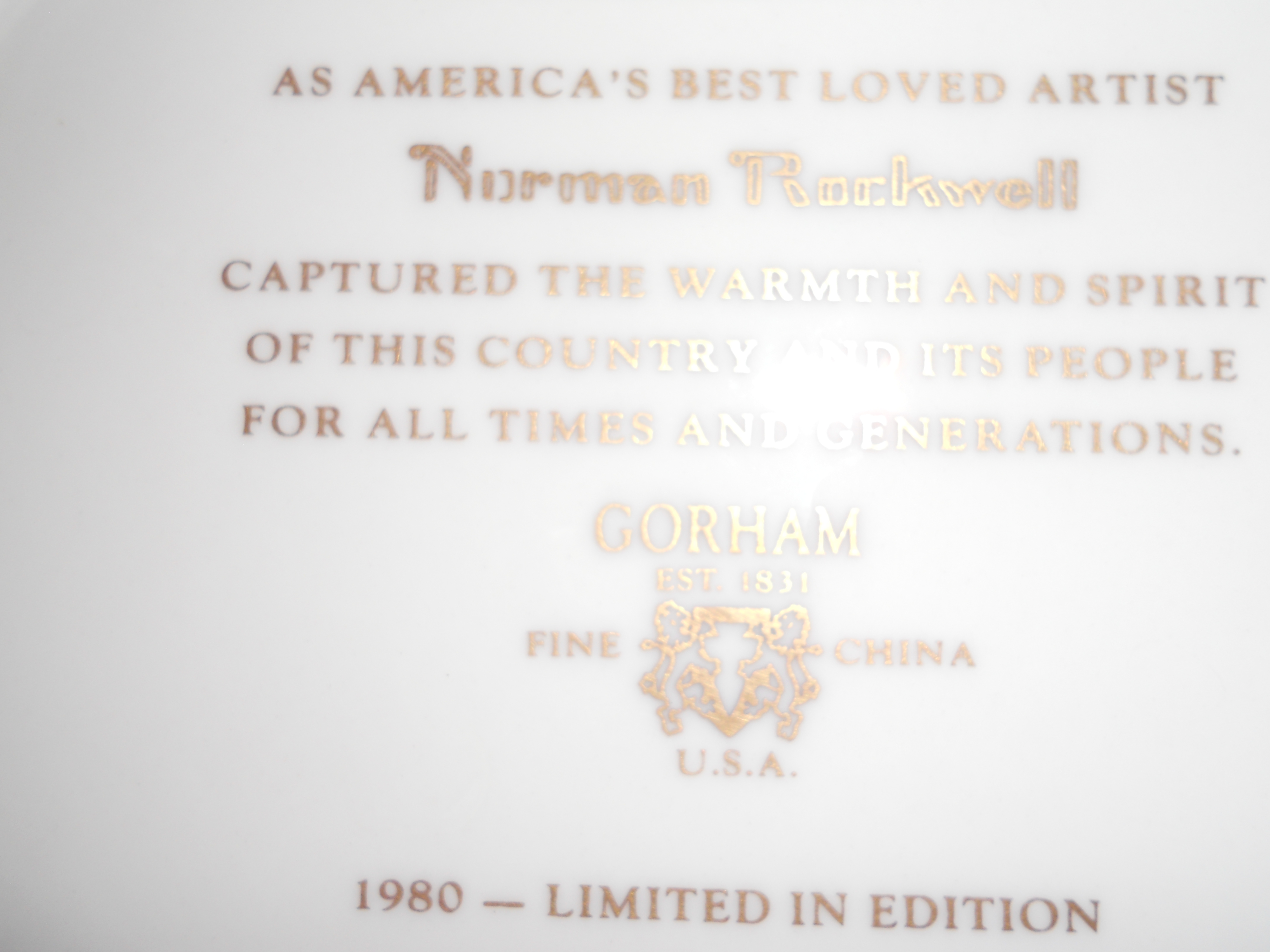 Norman Rockwell Collector Plate Careful Aim