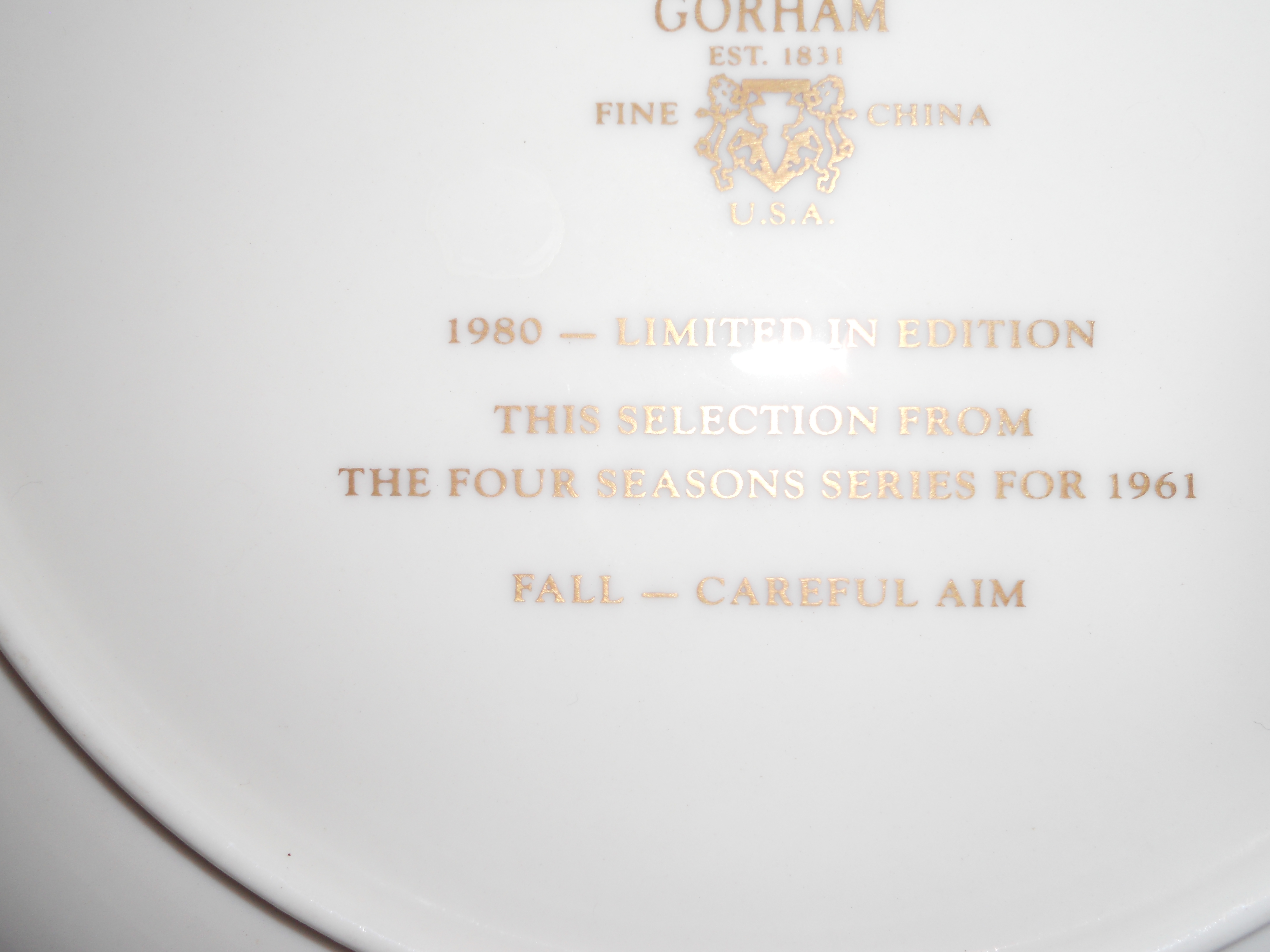 Norman Rockwell Collector Plate Careful Aim