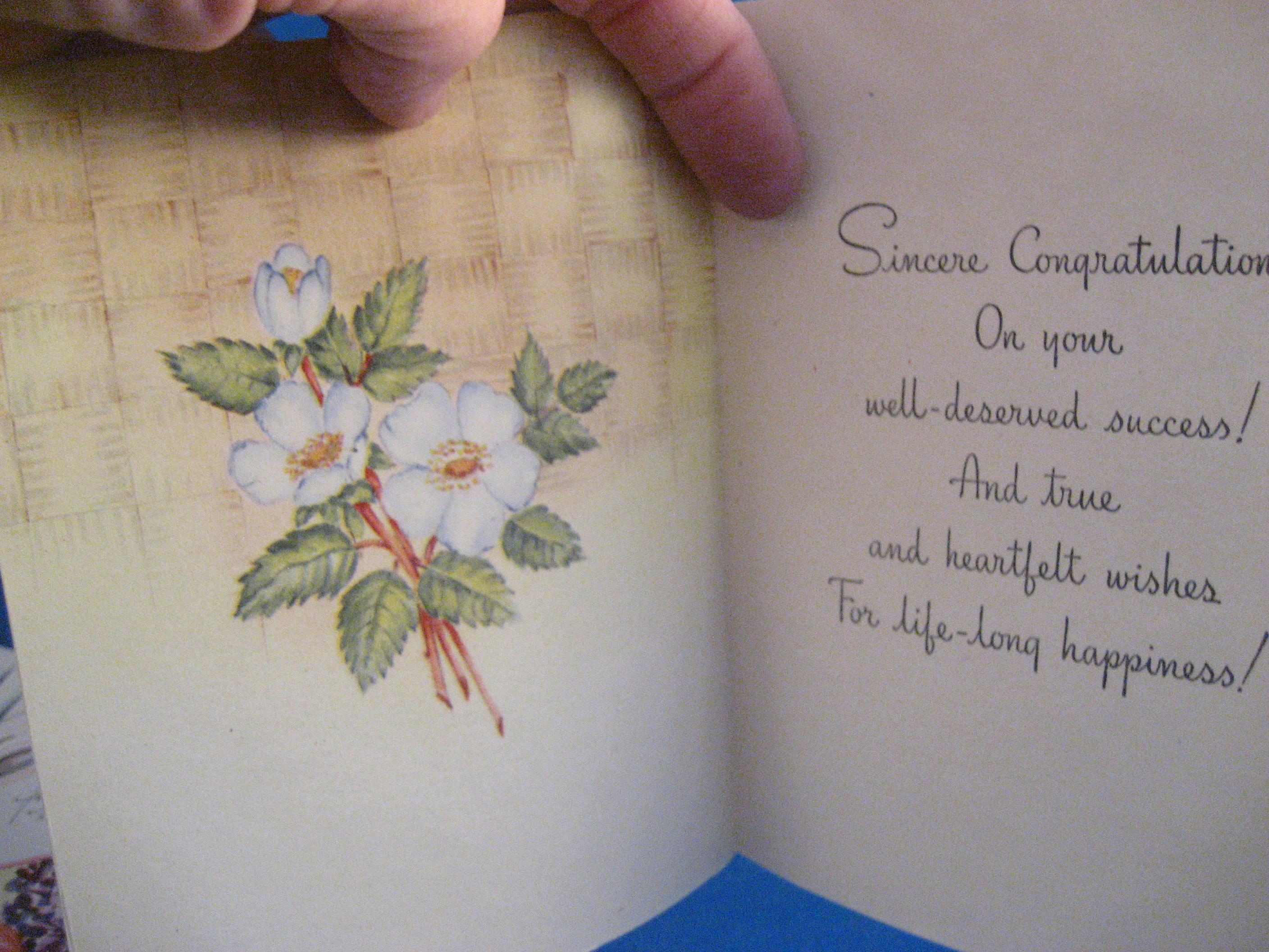 Three Vintage Greeting Cards