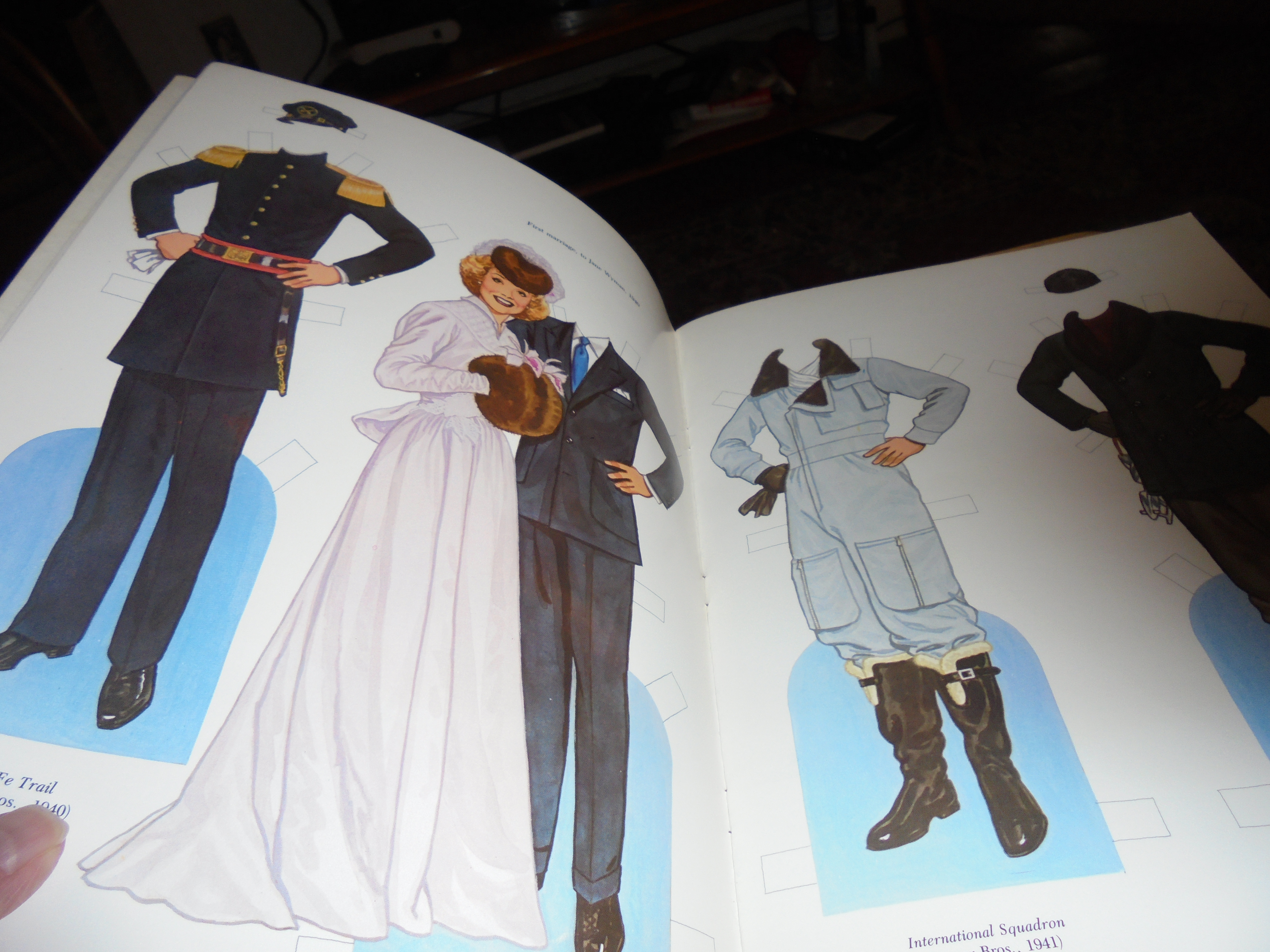 Ronald Reagan Paper Dolls Book Set,1984