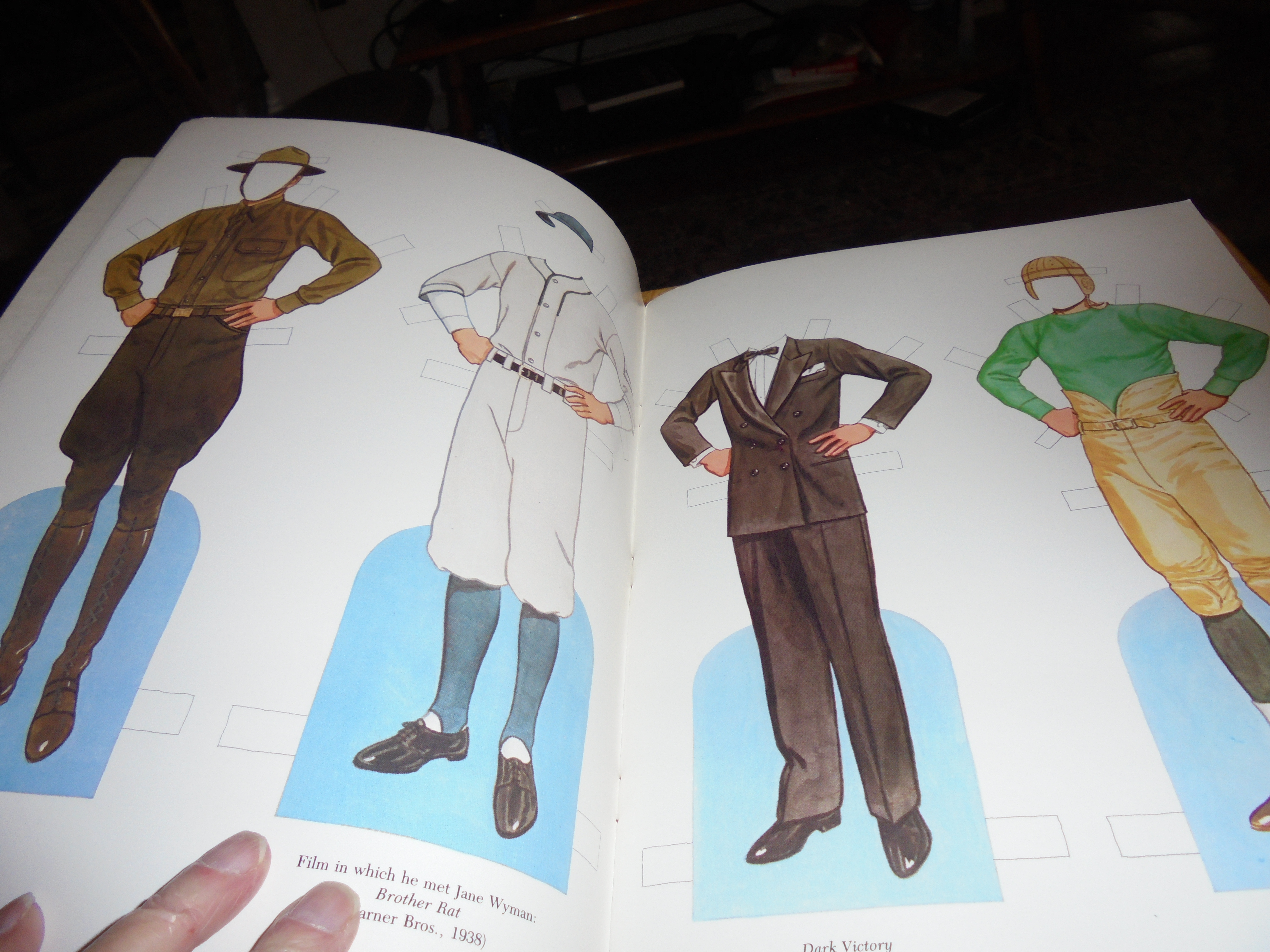 Ronald Reagan Paper Dolls Book Set,1984