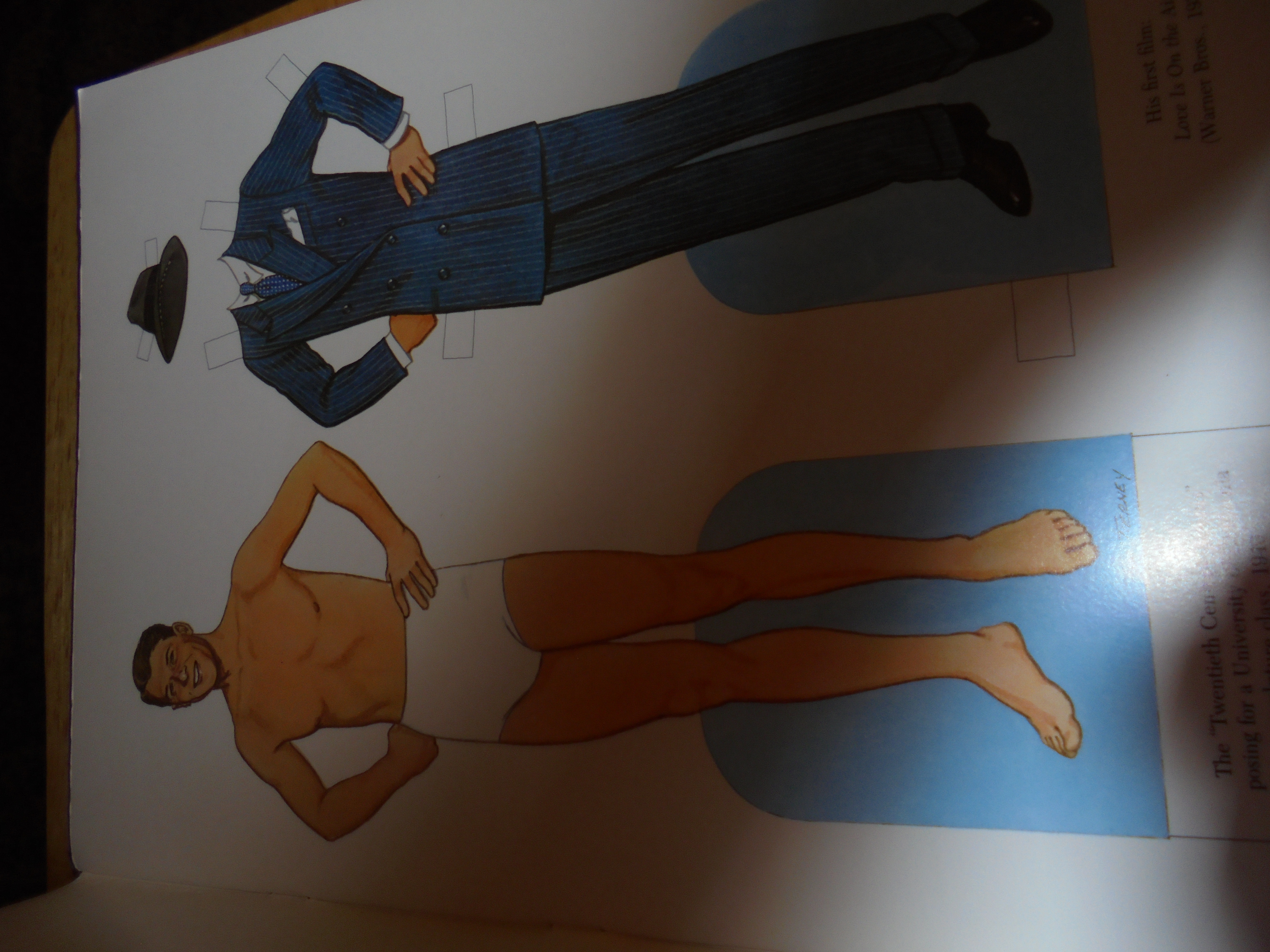 Ronald Reagan Paper Dolls Book Set,1984