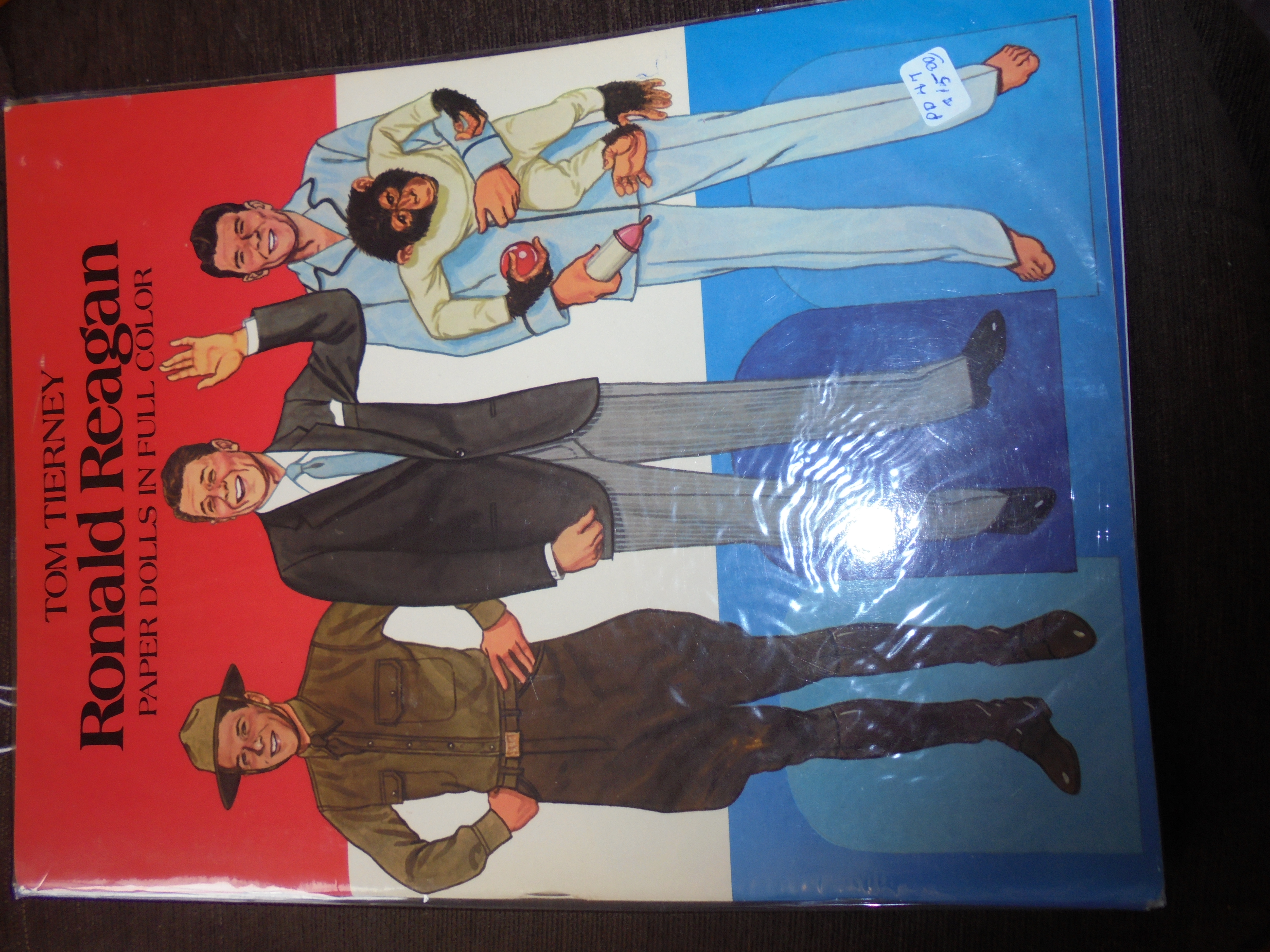 Ronald Reagan Paper Dolls Book Set,1984
