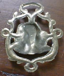 Brass Horse Rosette Unusual Design