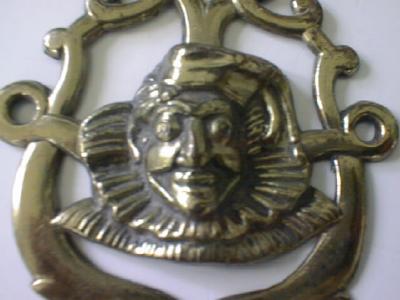 Brass Horse Rosette Unusual Design