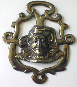 Brass Horse Rosette Unusual Design