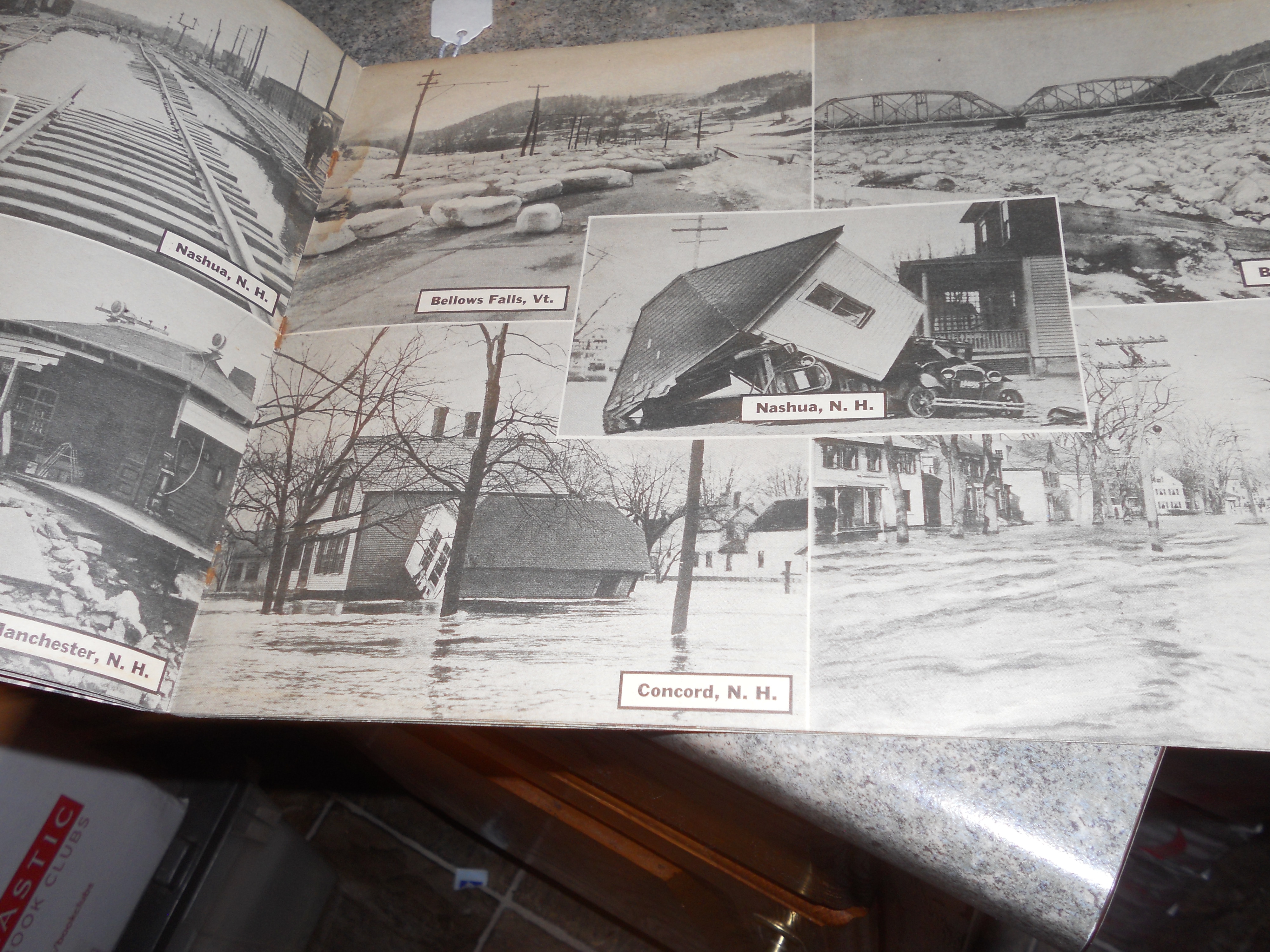 Flood New England Underwater 1936 book