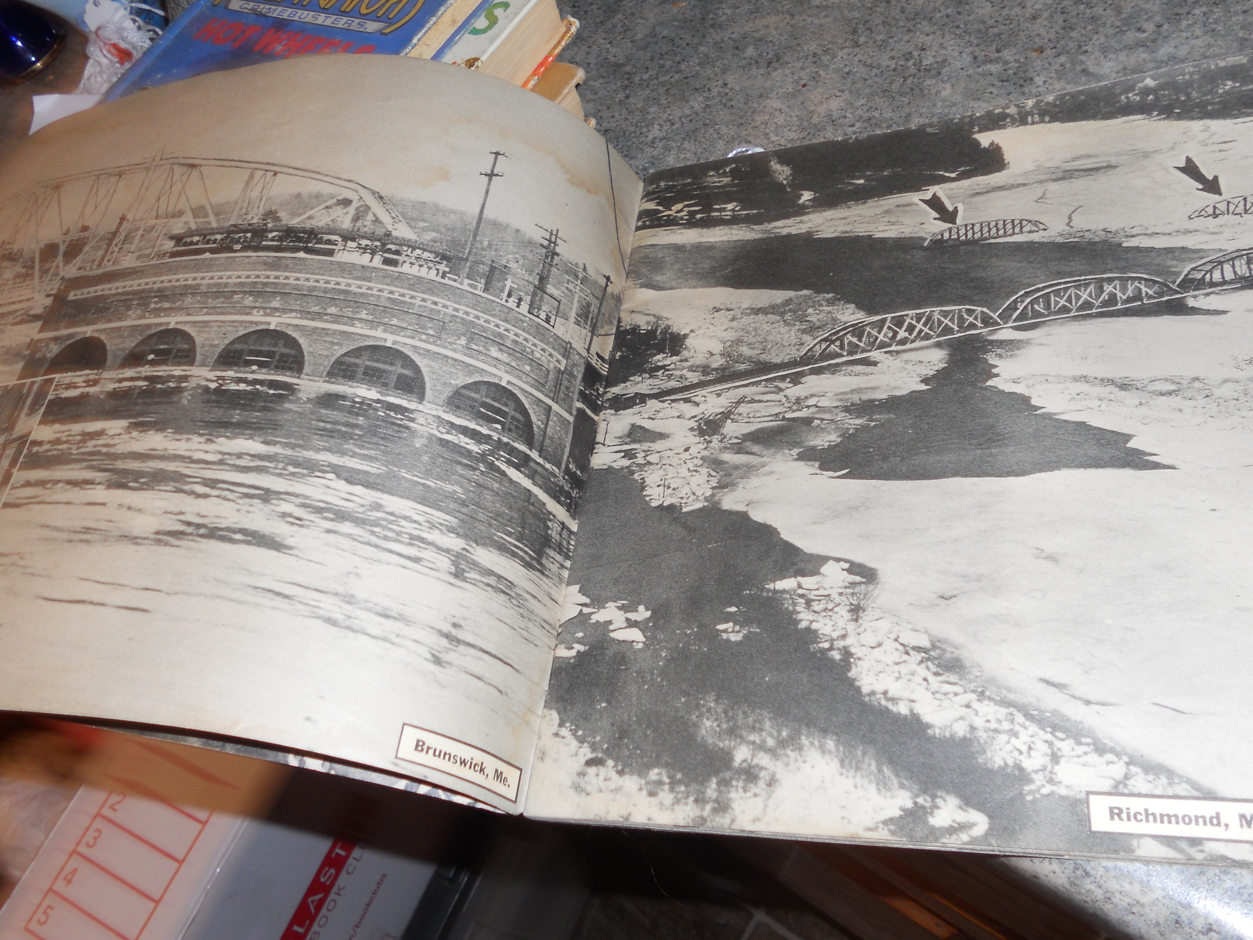 Flood New England Underwater 1936 book