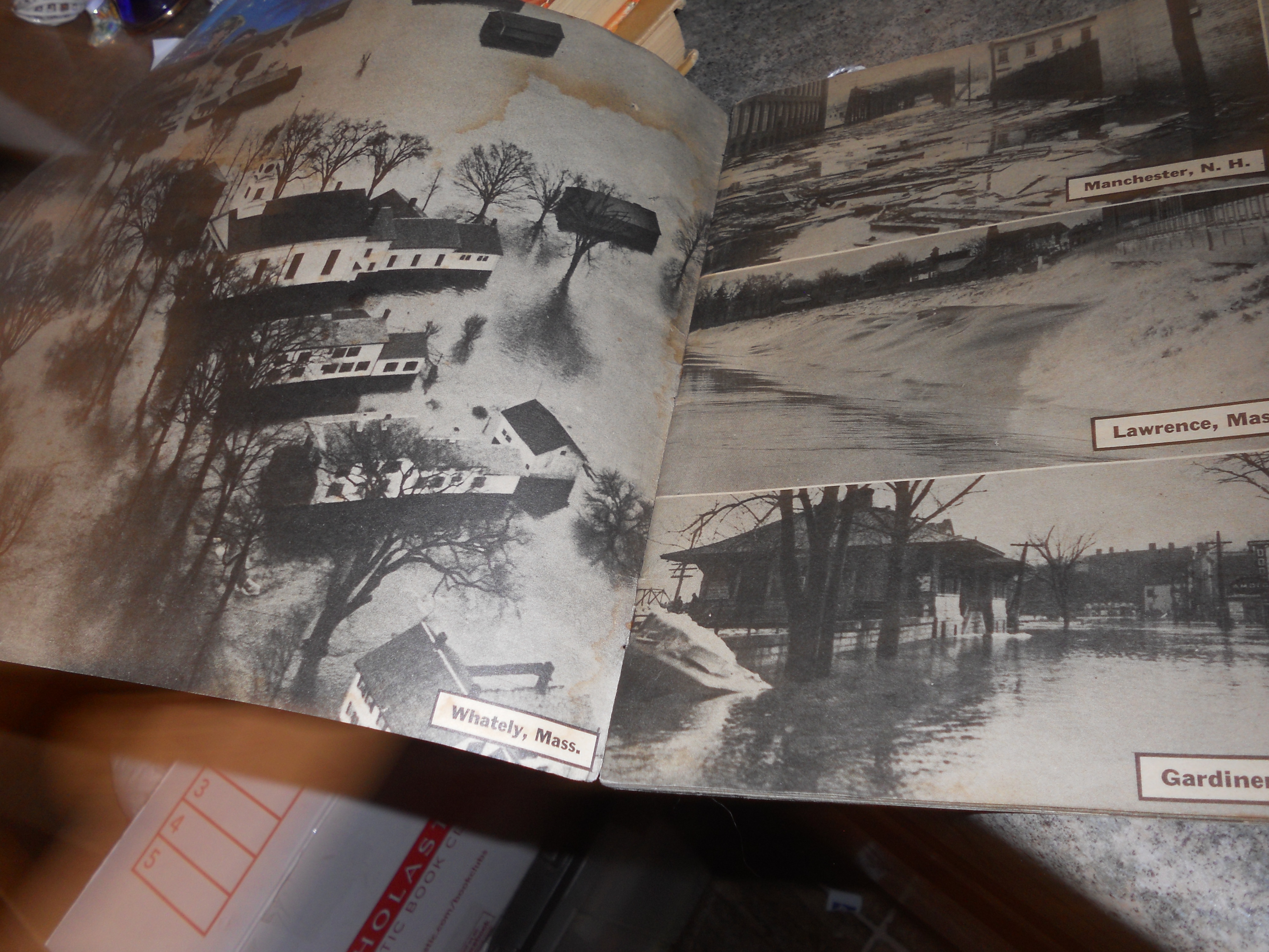 Flood New England Underwater 1936 book