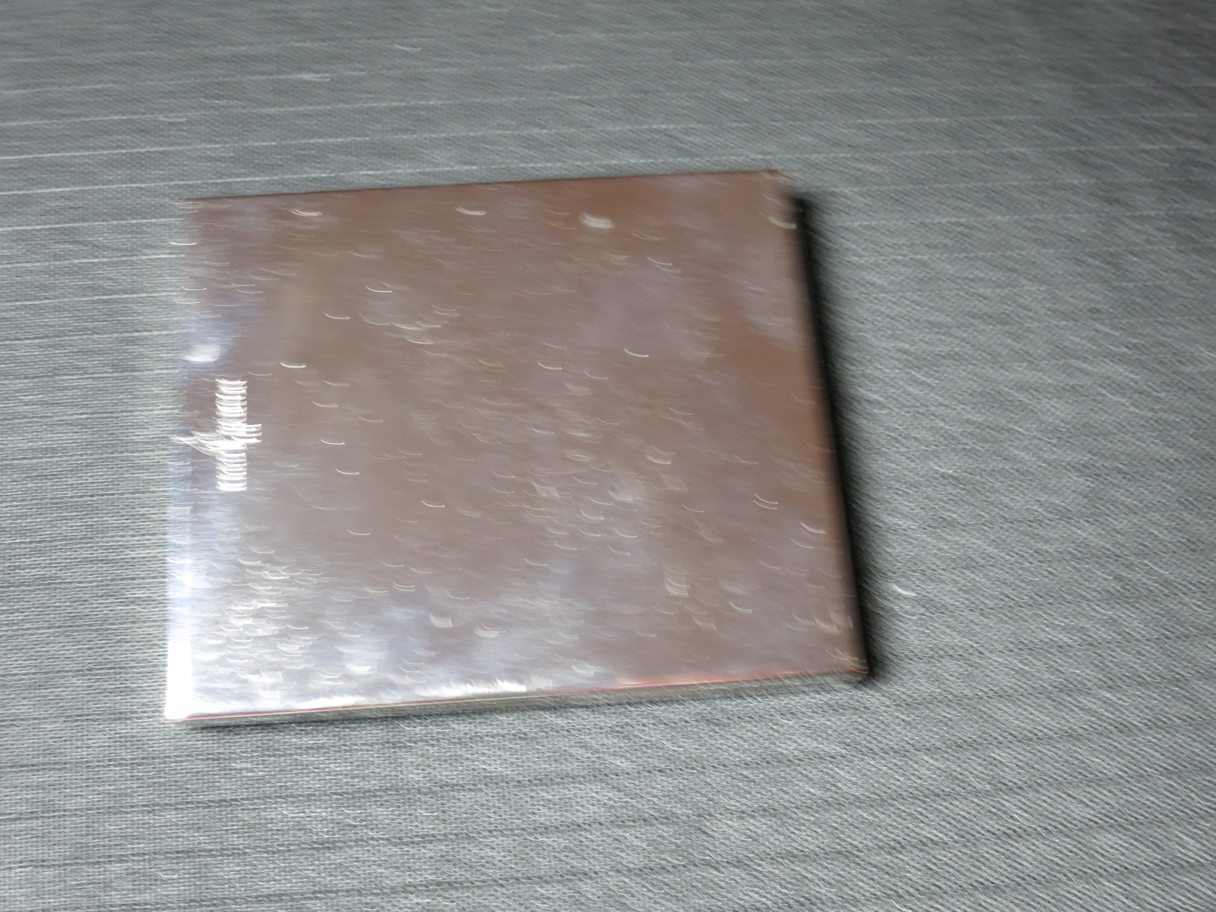 Reed & Barton 710 silver Mirror Compact Monogrammed ROJ