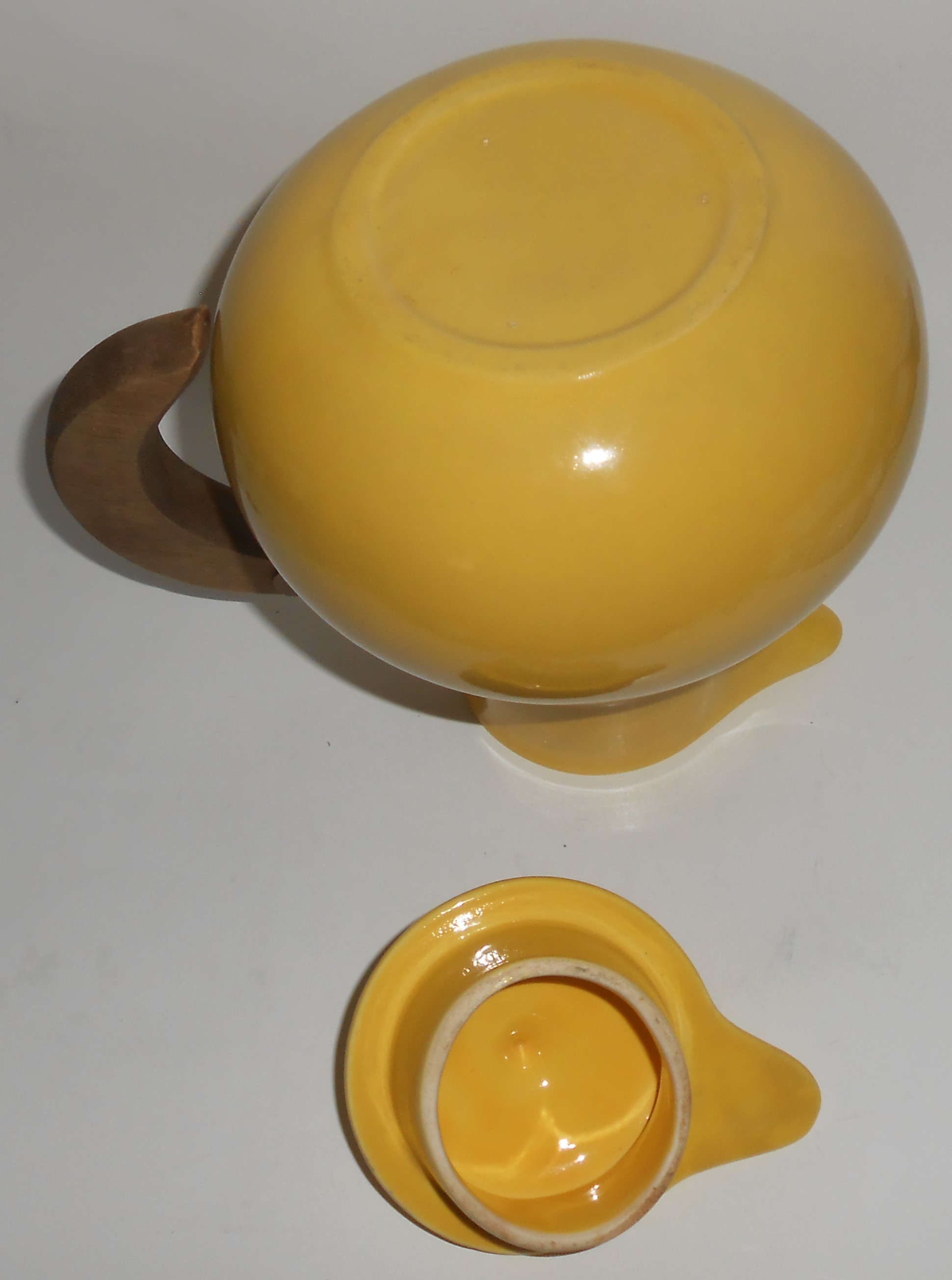 Red Wing Pottery Gypsy Trail Yellow Wide Mouth Pitcher