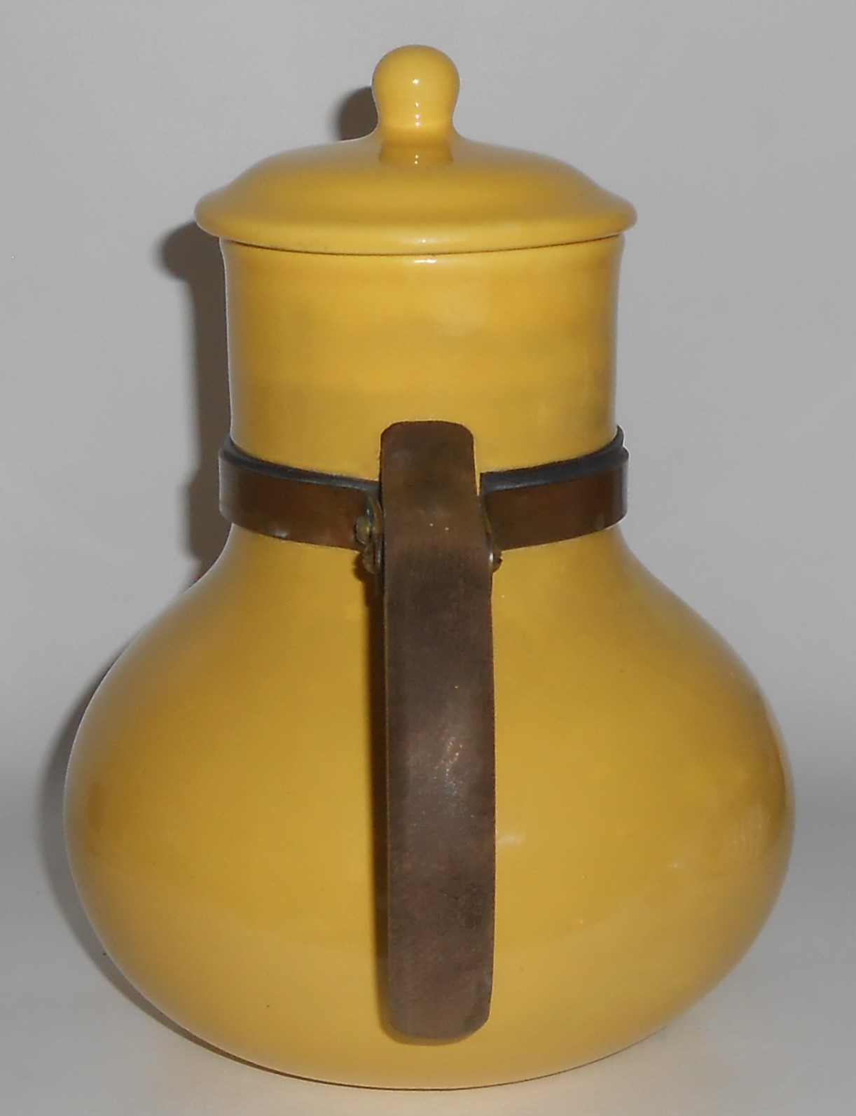 Red Wing Pottery Gypsy Trail Yellow Wide Mouth Pitcher