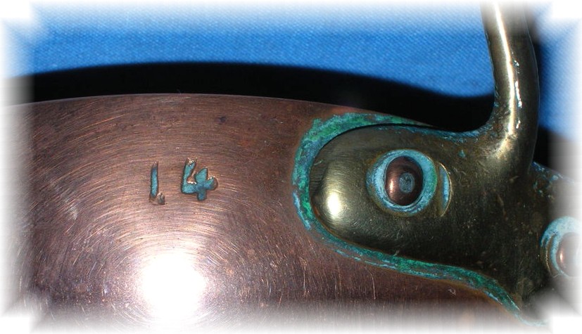 Small Old Copper Chaffing Dish