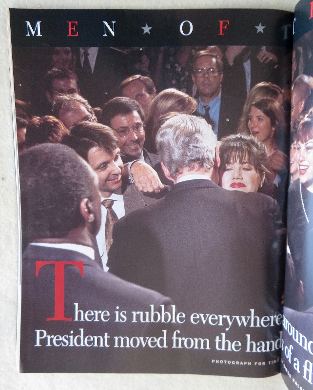 Time Magazine December 28, 1998-January 4, 1999 Men Of The Year:Kenneth Starr & Bill Clinton