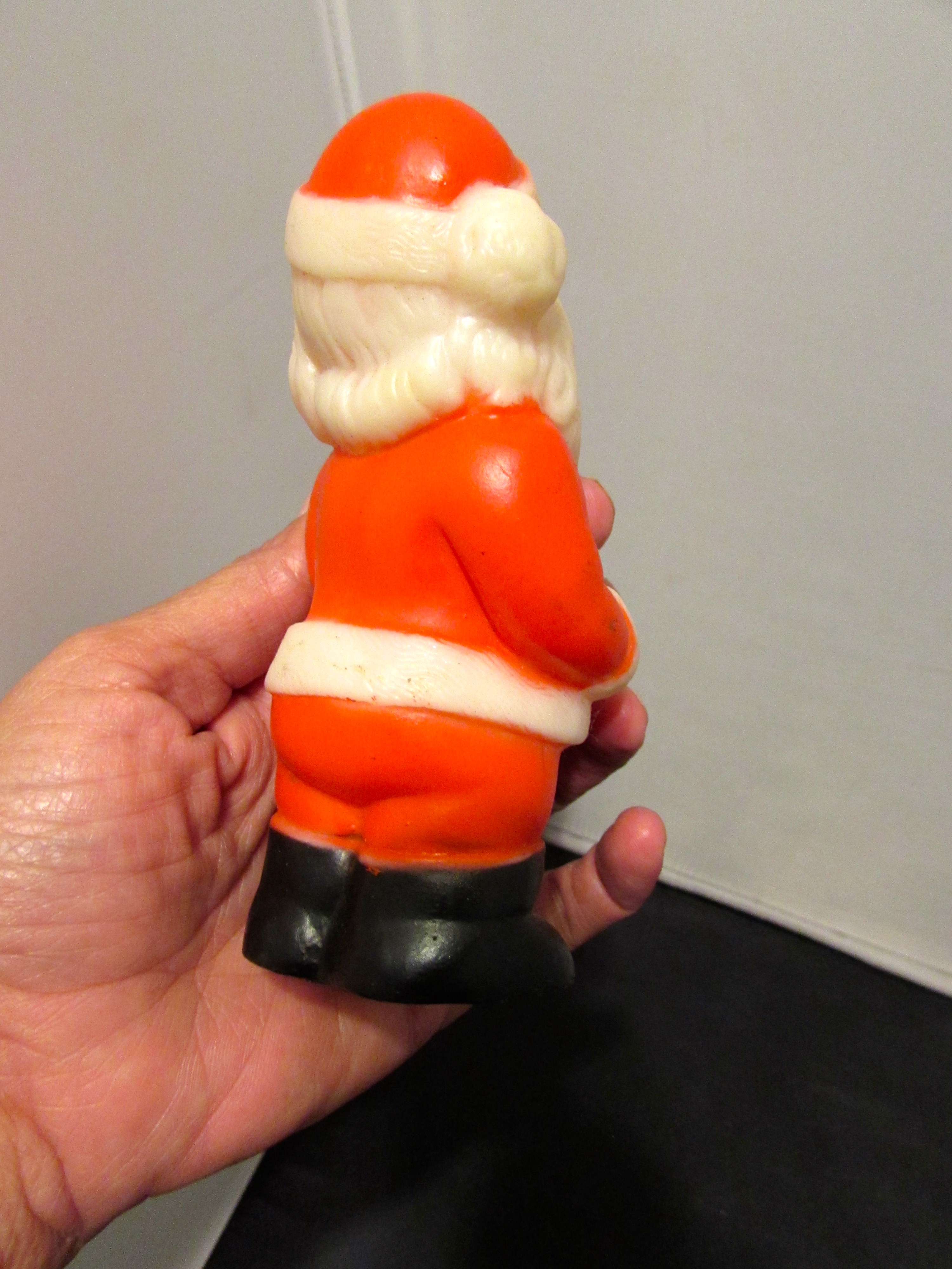 Santa Rubber Squeaky Toy Made in Malaysia