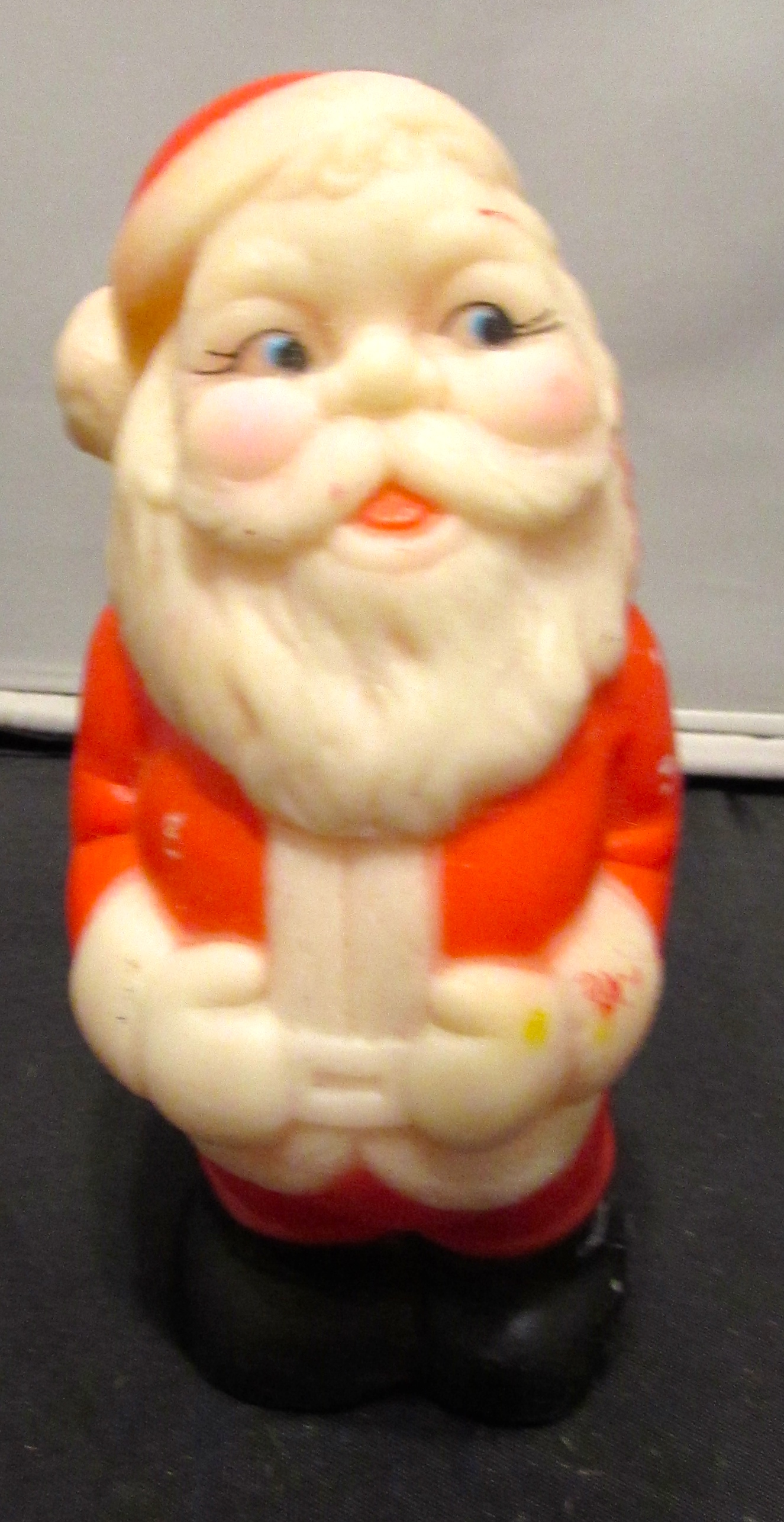 Santa Rubber Squeaky Toy Made in Malaysia