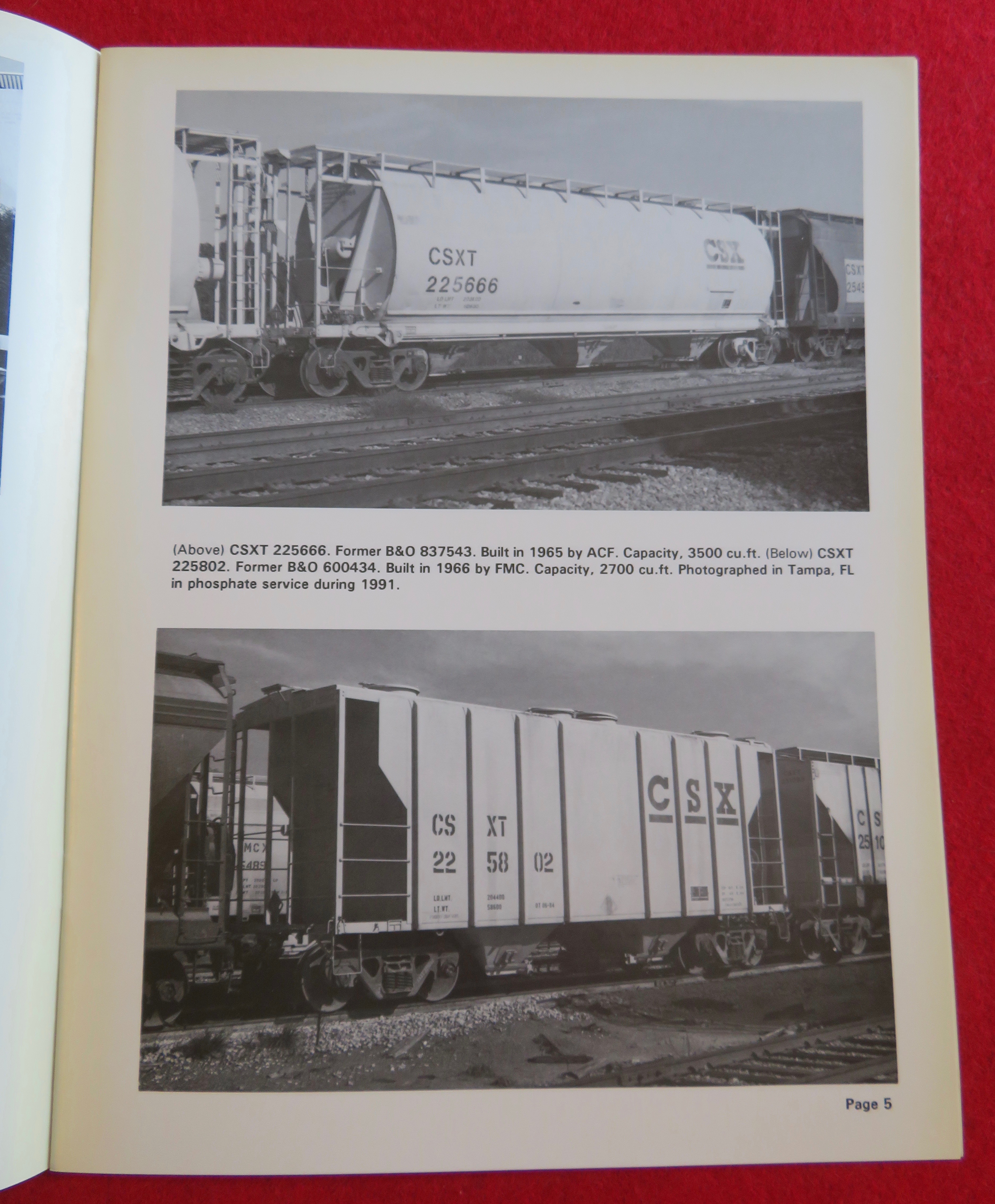 CSXT LO Magazine September 1992 Covered Hoppers
