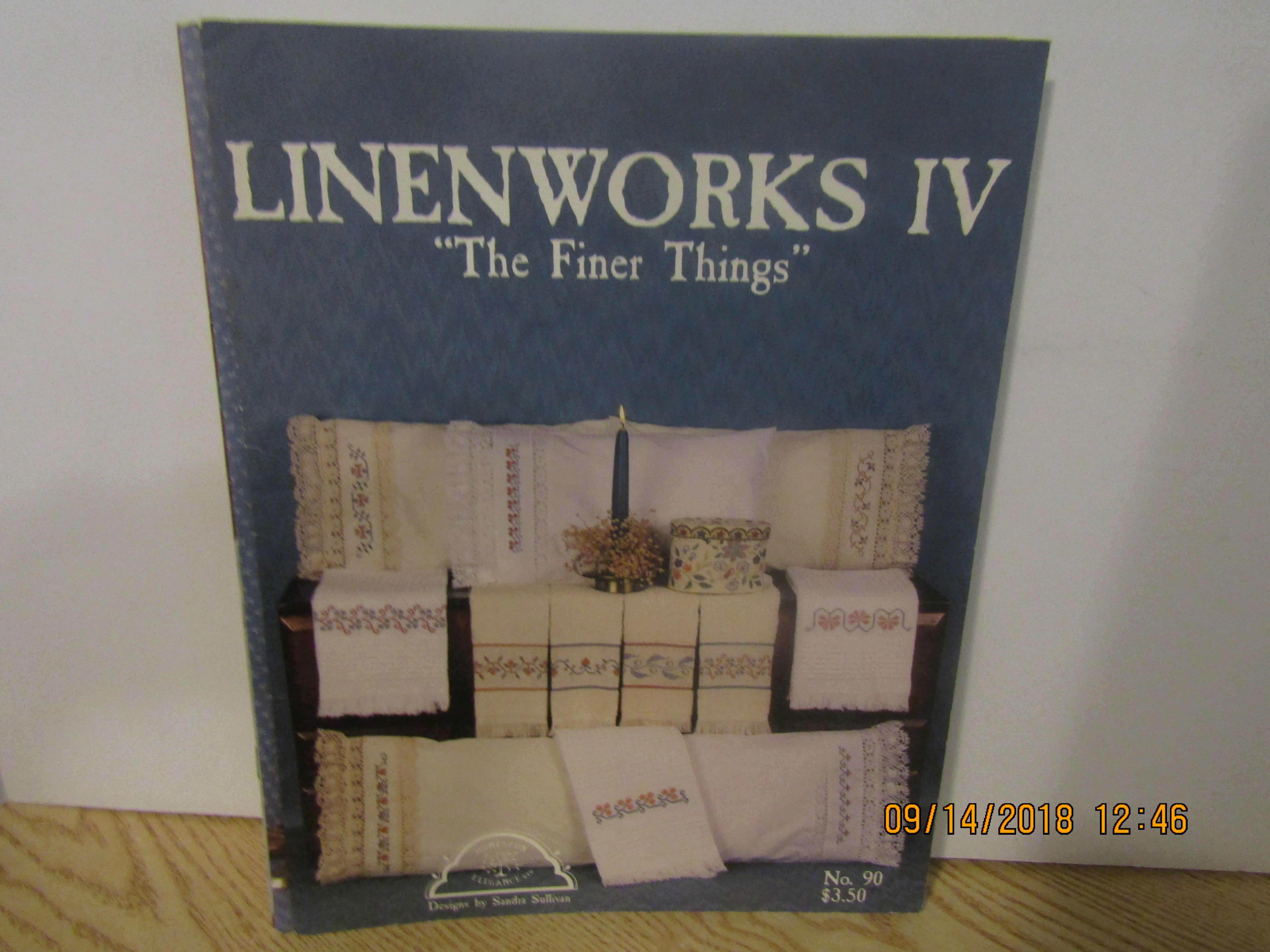 Homespun Cross Stitch Book Linenworks  IV #90
