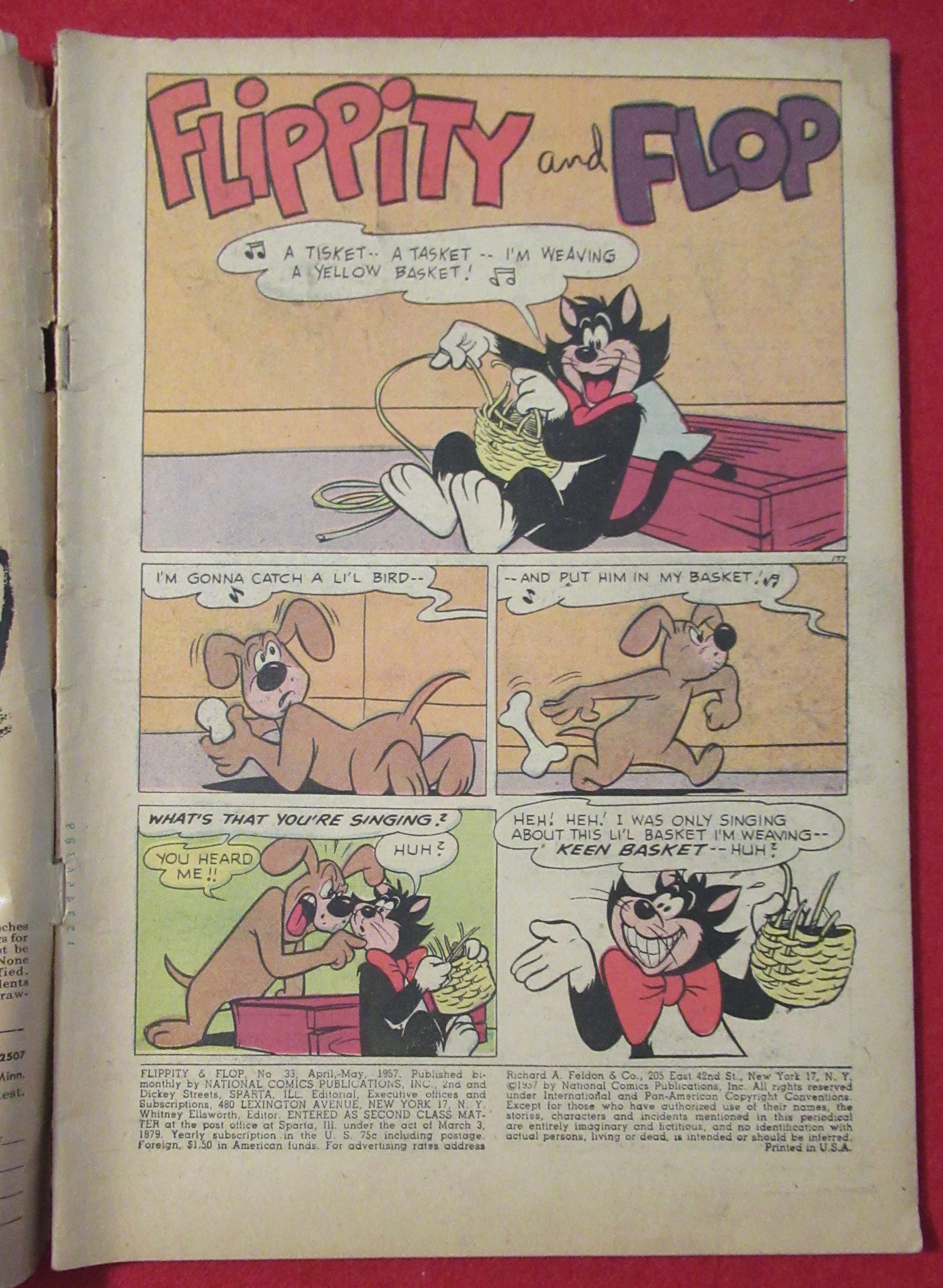 Flippity & Flop Comic May 1957