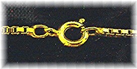 12K Gold Fill Box link Avon Necklace