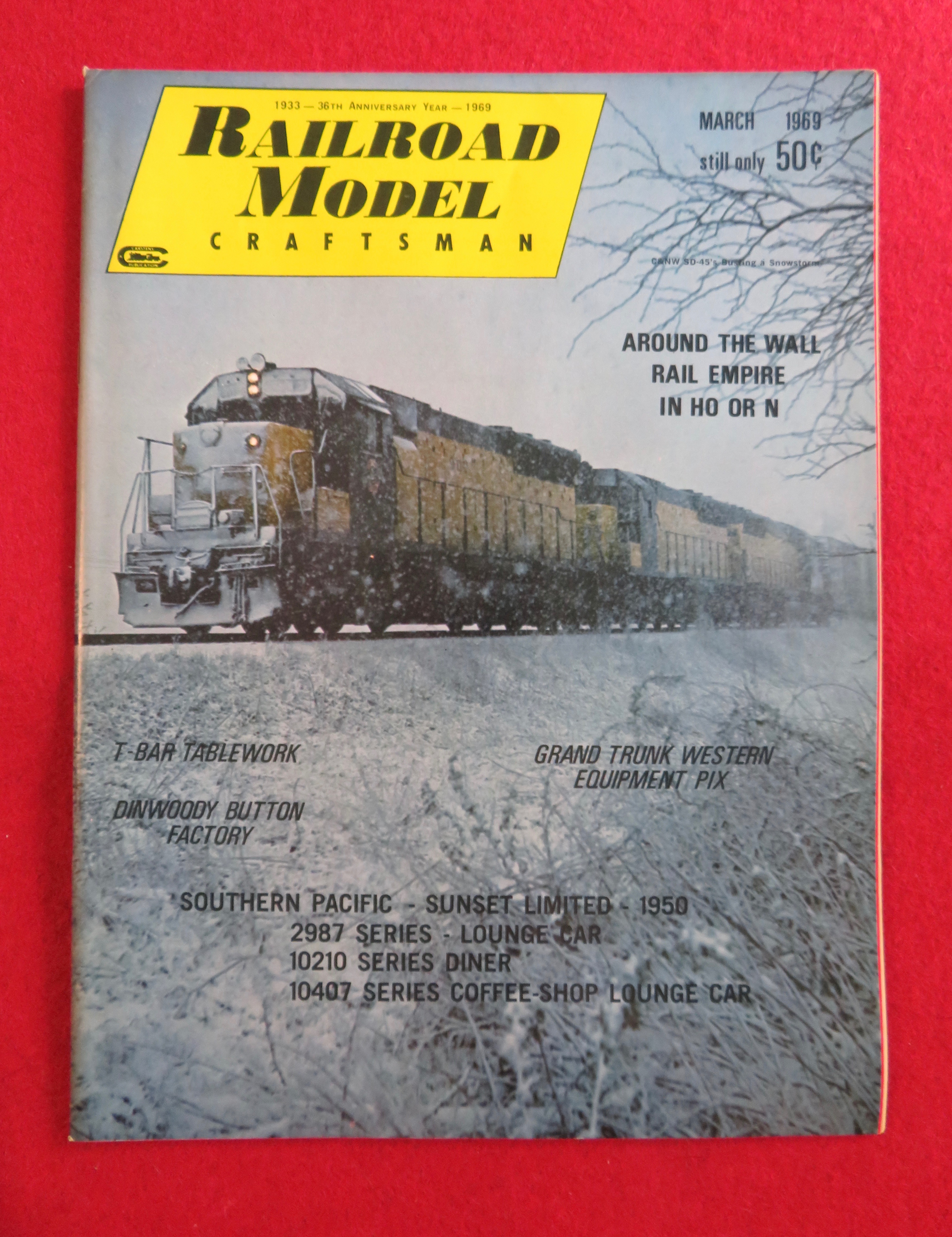 Railroad Model Craftsman Magazine March 1969