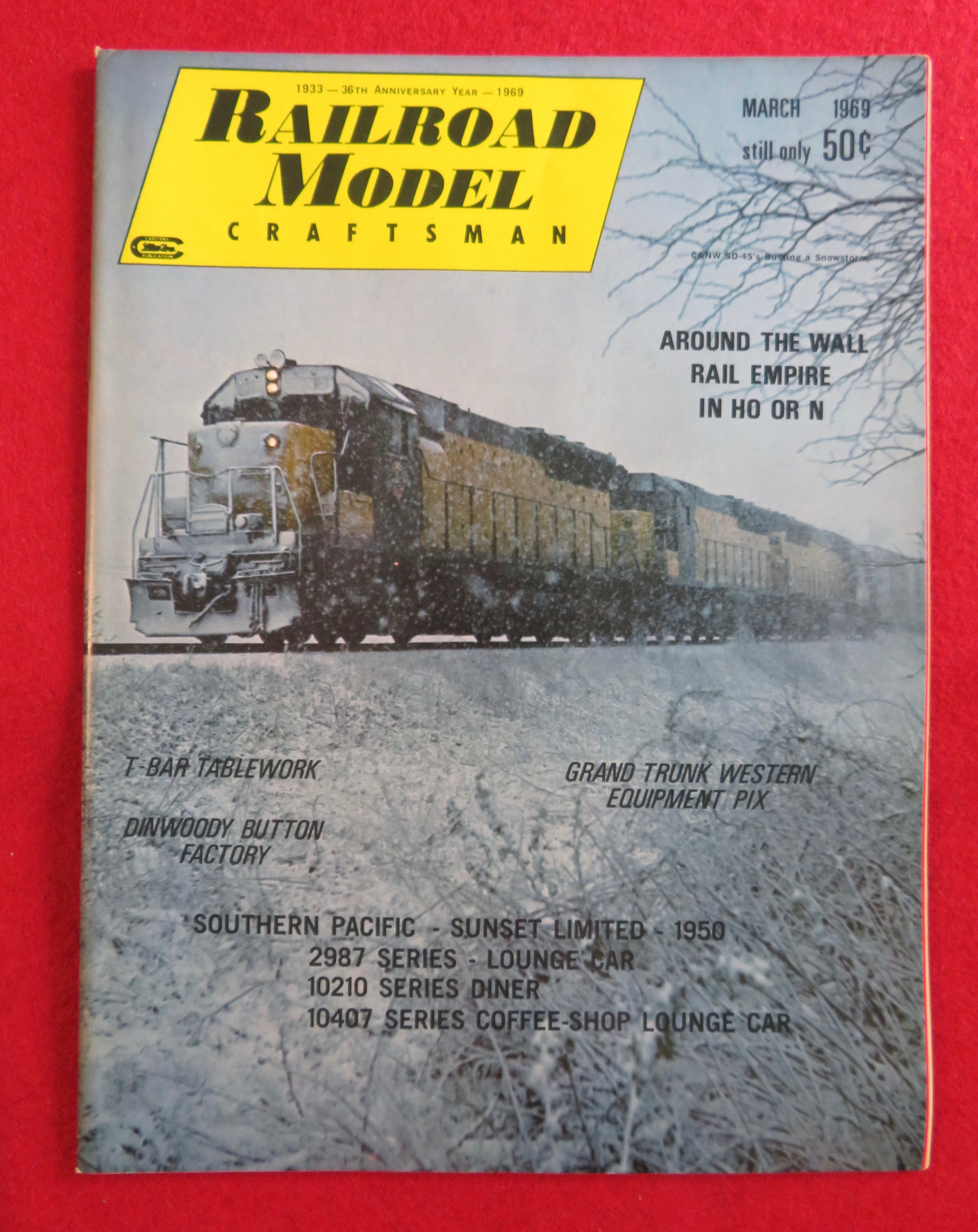 Railroad Model Craftsman Magazine March 1969