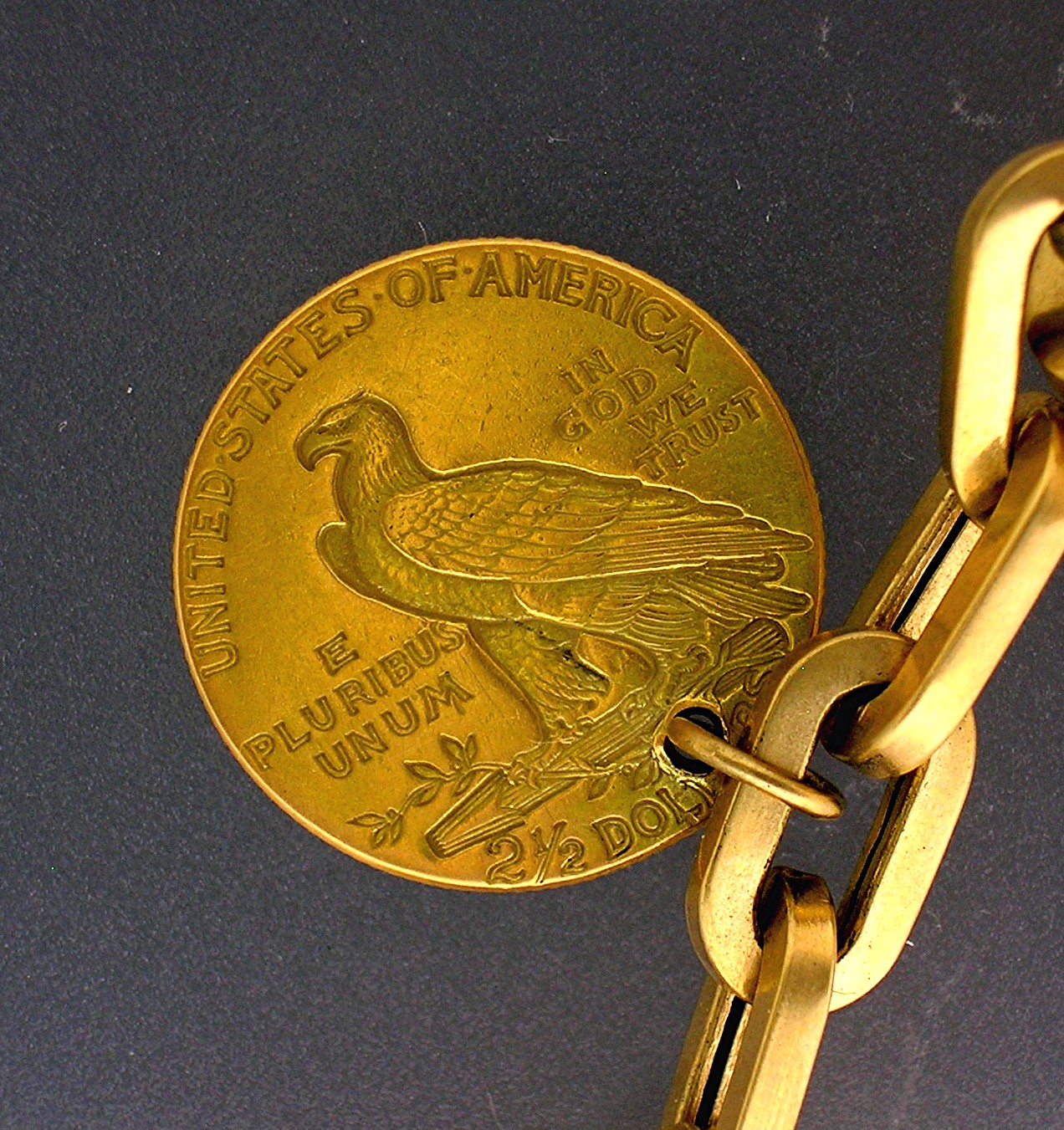 Bracelet  14K Gold 9 CHARM 22.1 grams