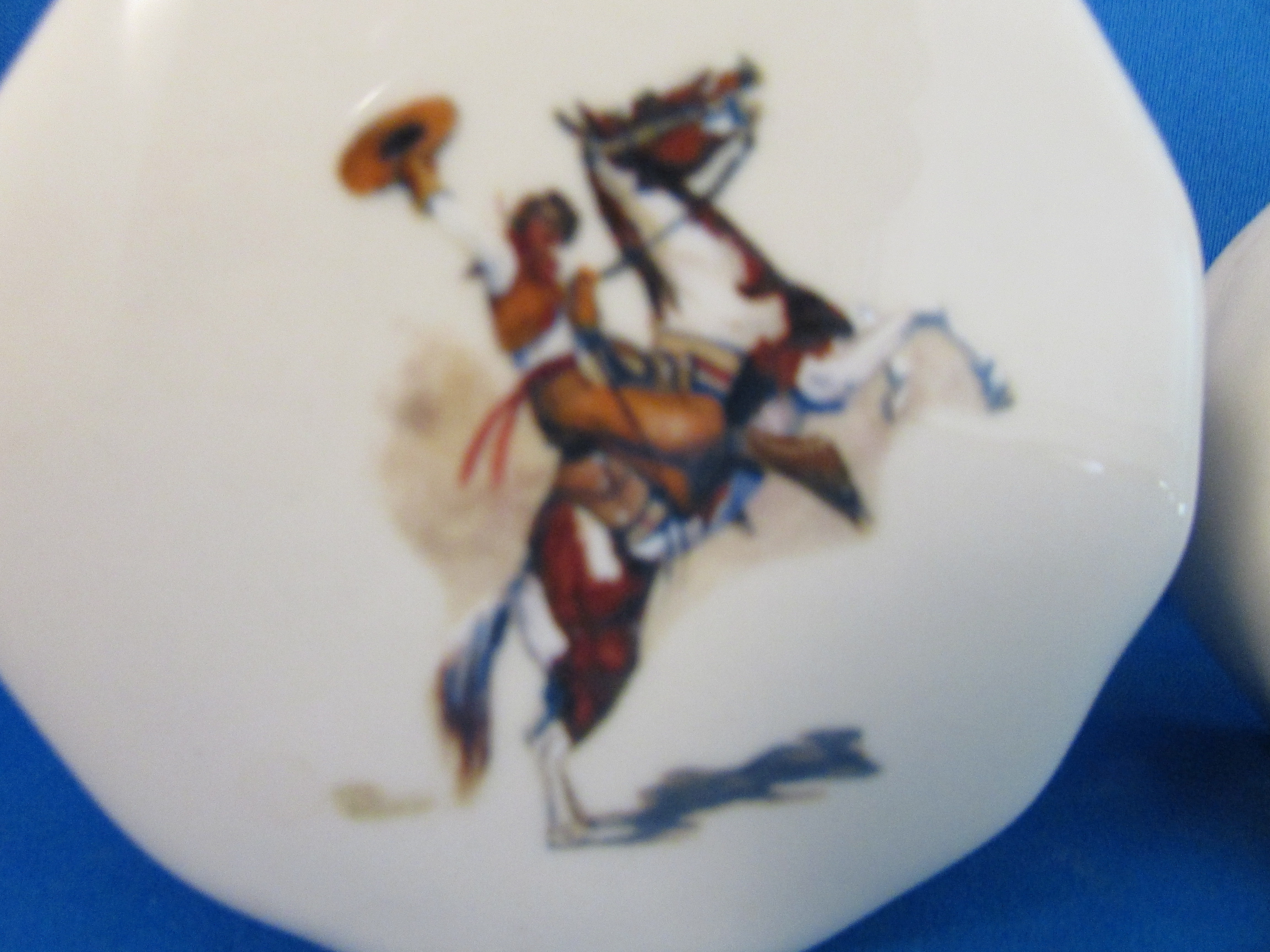 Cowboy Scene Salt and Pepper Shakers