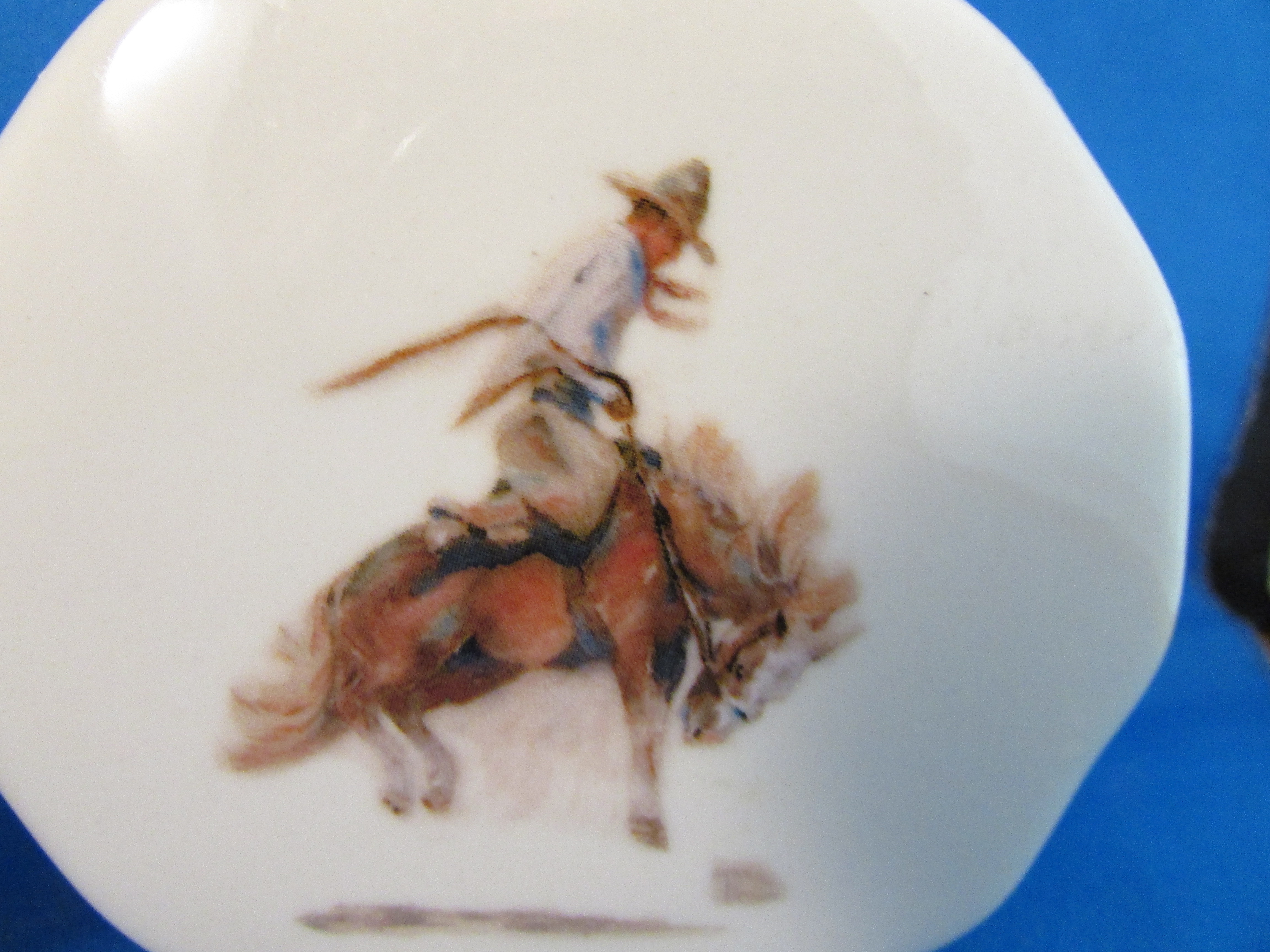 Cowboy Scene Salt and Pepper Shakers