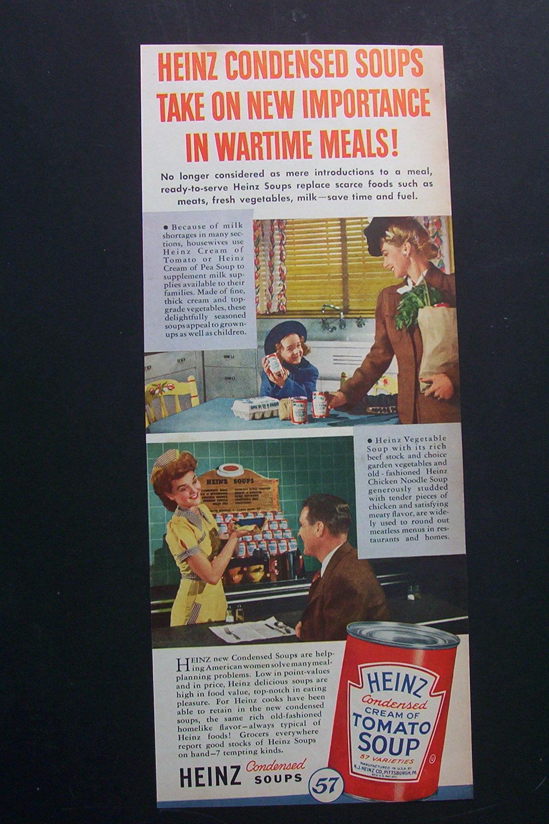 1943 Heinz Soups