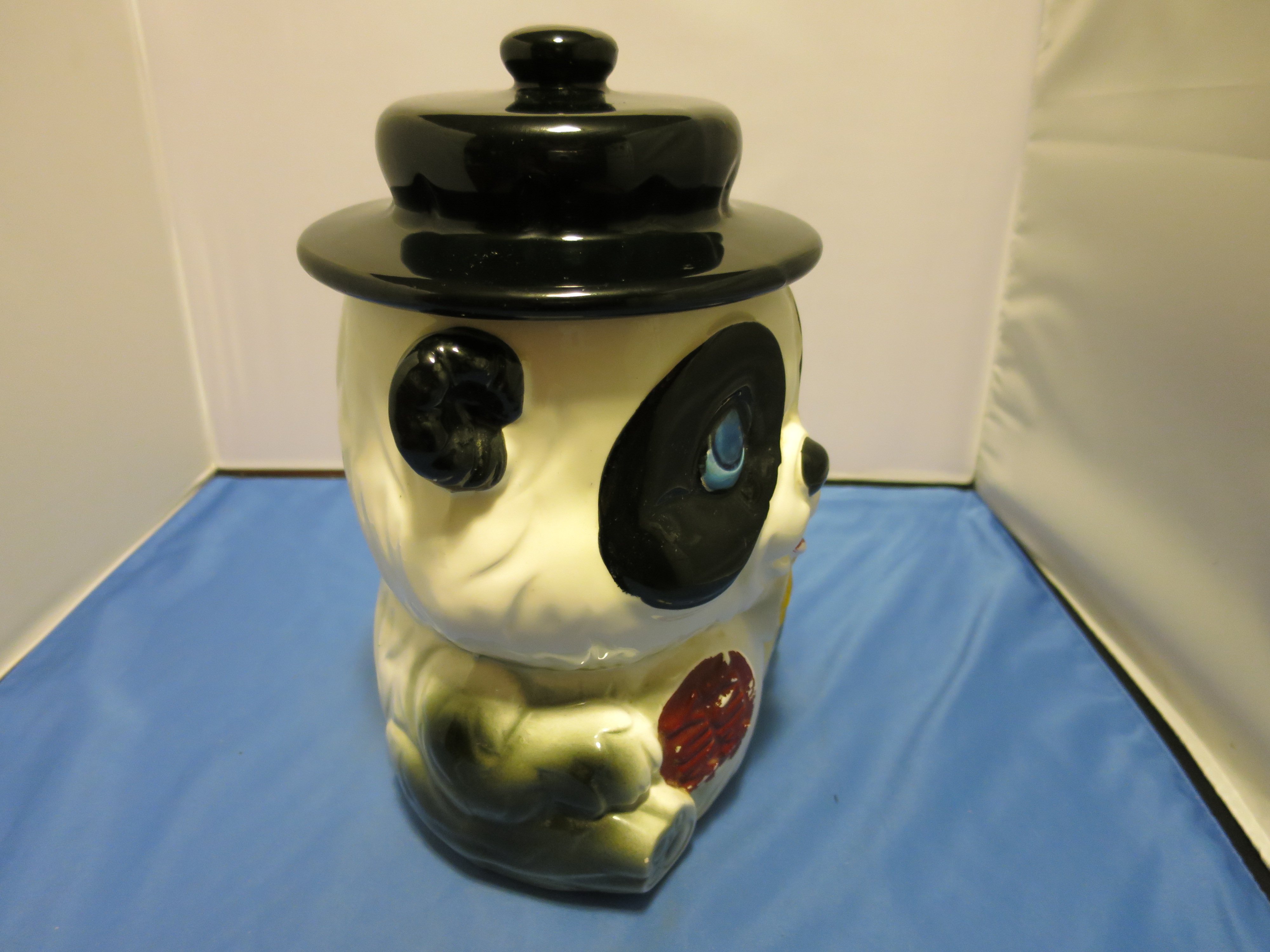 Panda Bear Cookie Jar made in Japan Rare Find
