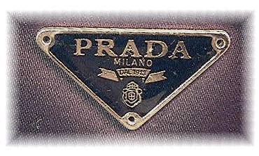 Prada Look 10 Inch Black  Sateen Purse/Bag