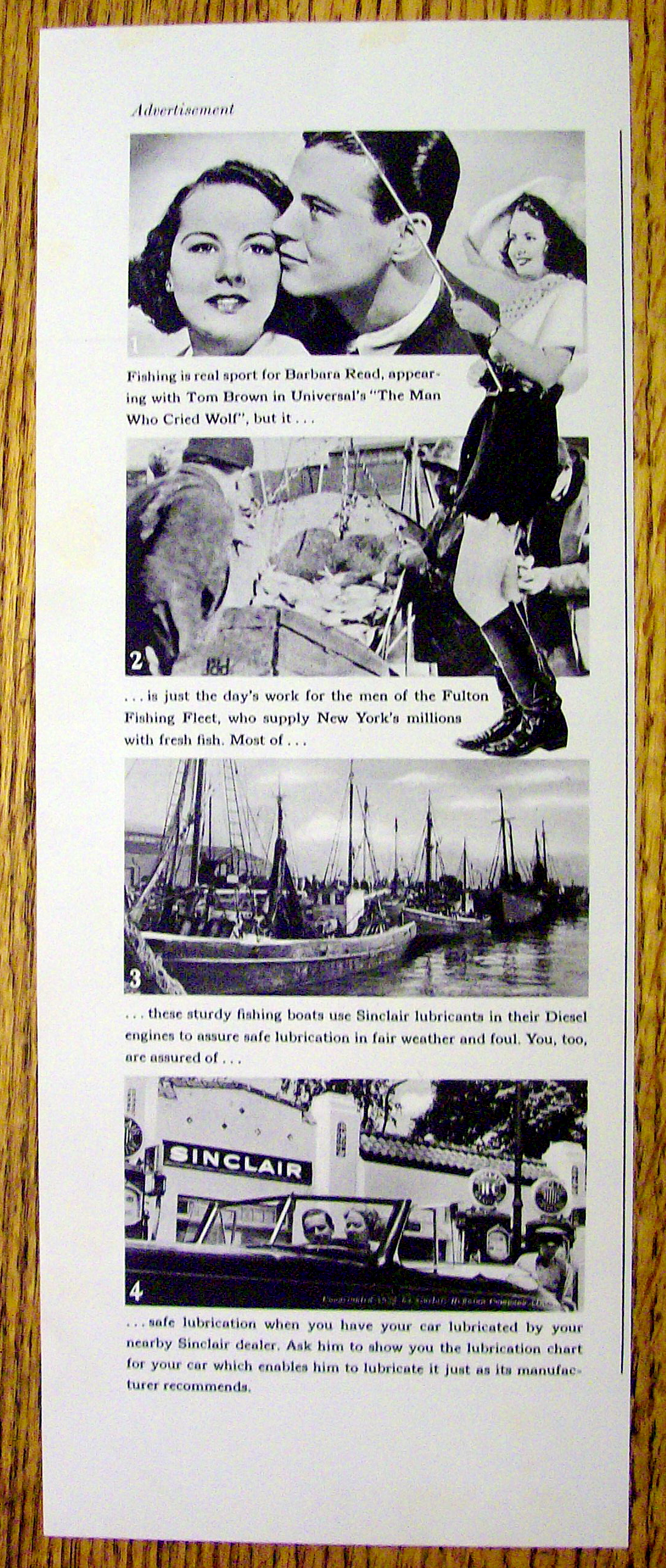 1937 Sinclair with Barbara Read & Tom Brown