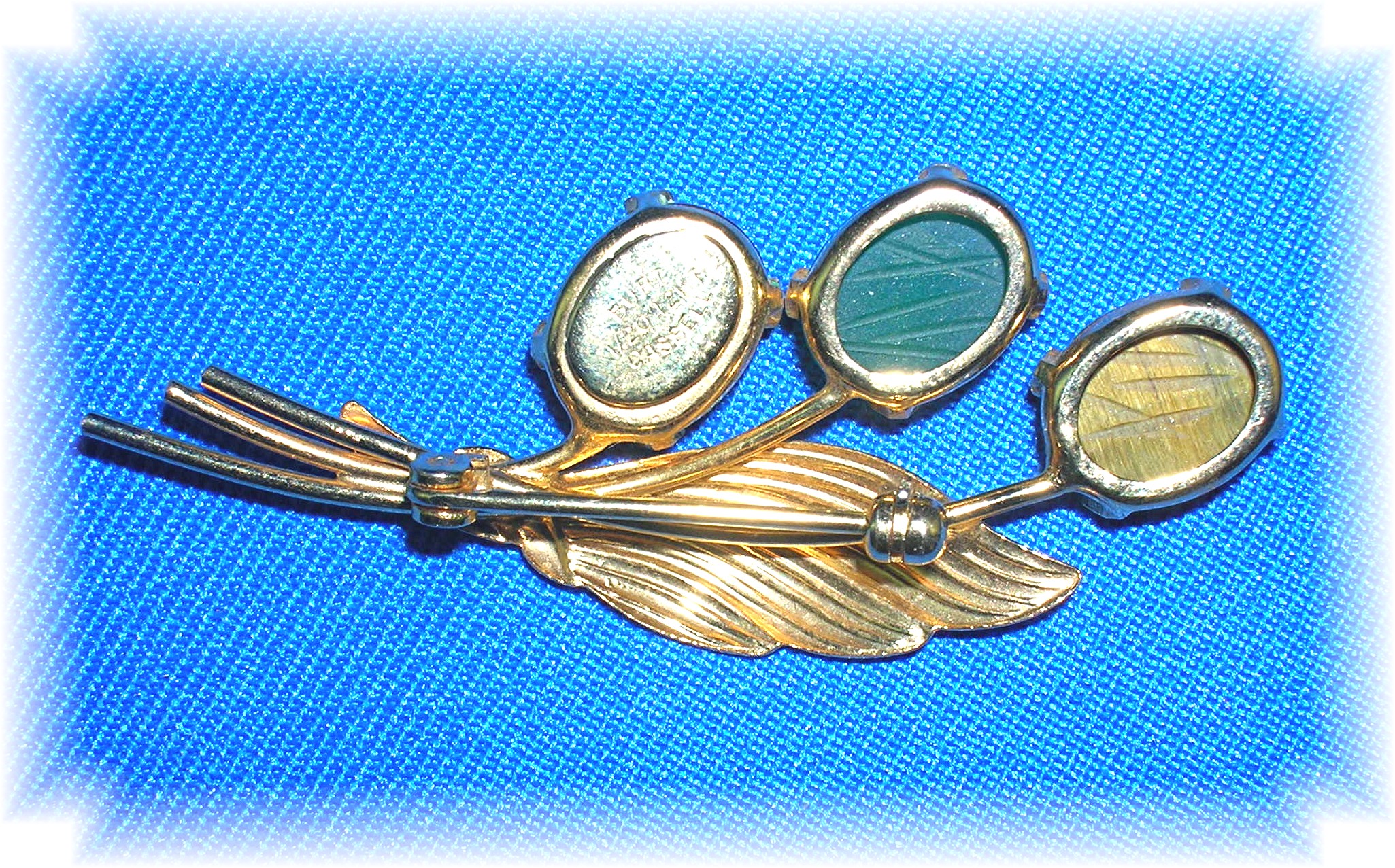 Signed Gold Filled BURT CASSELL Scarob Brooch