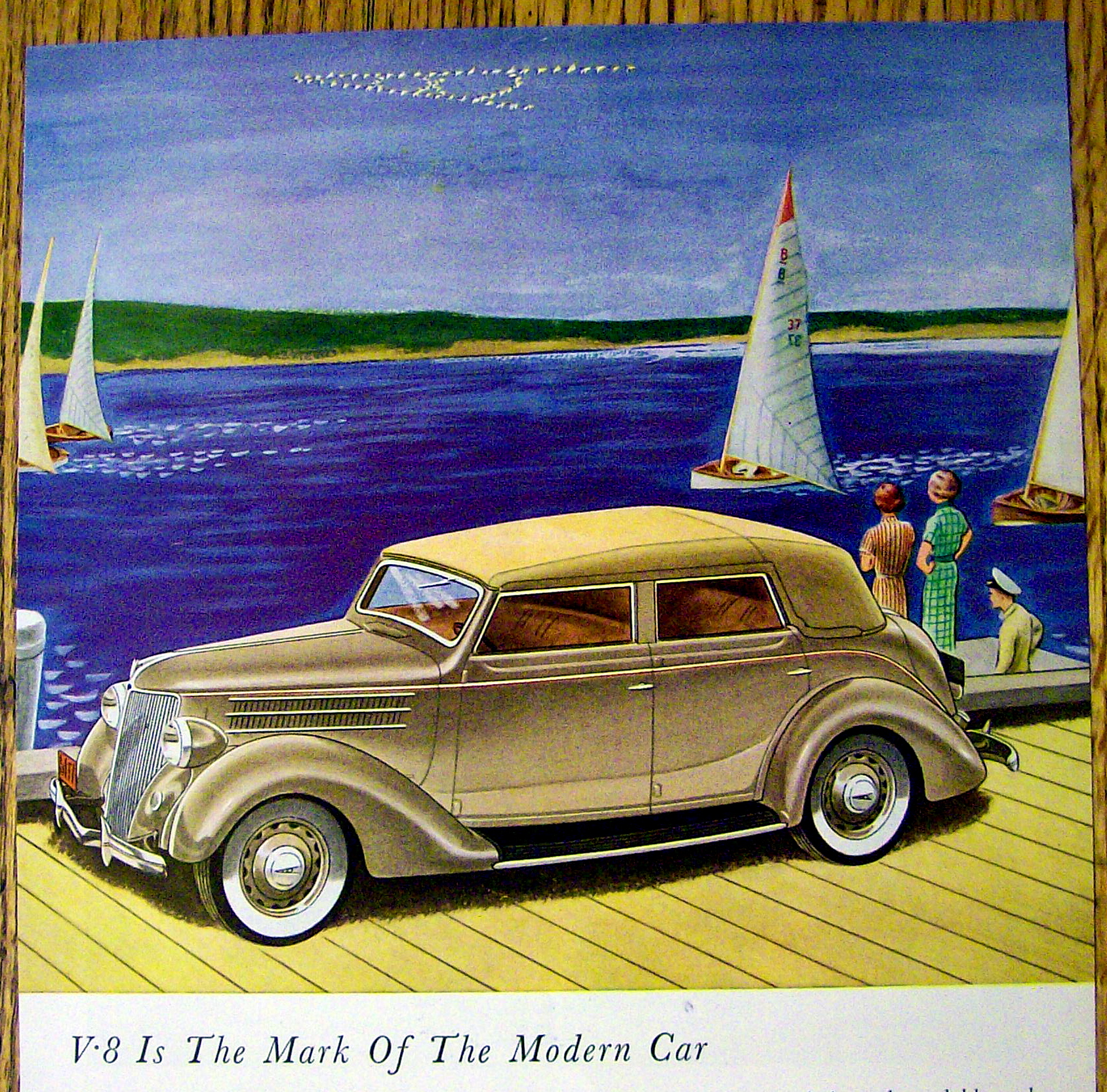 1936 Ford with The Mark Of A Modern Car V-8