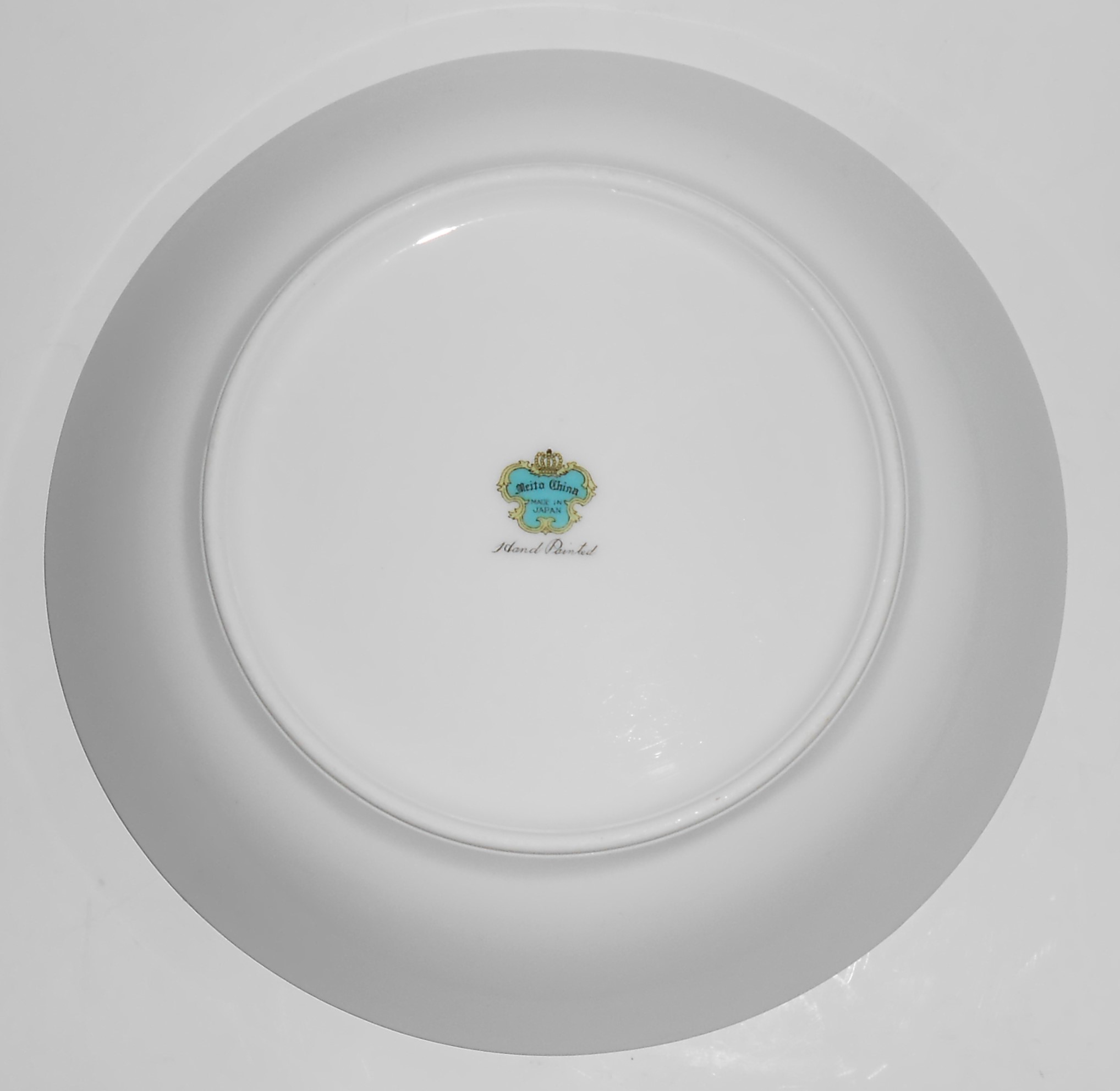 Meito China Porcelain Japan Red/Yellow Flower w/Gold